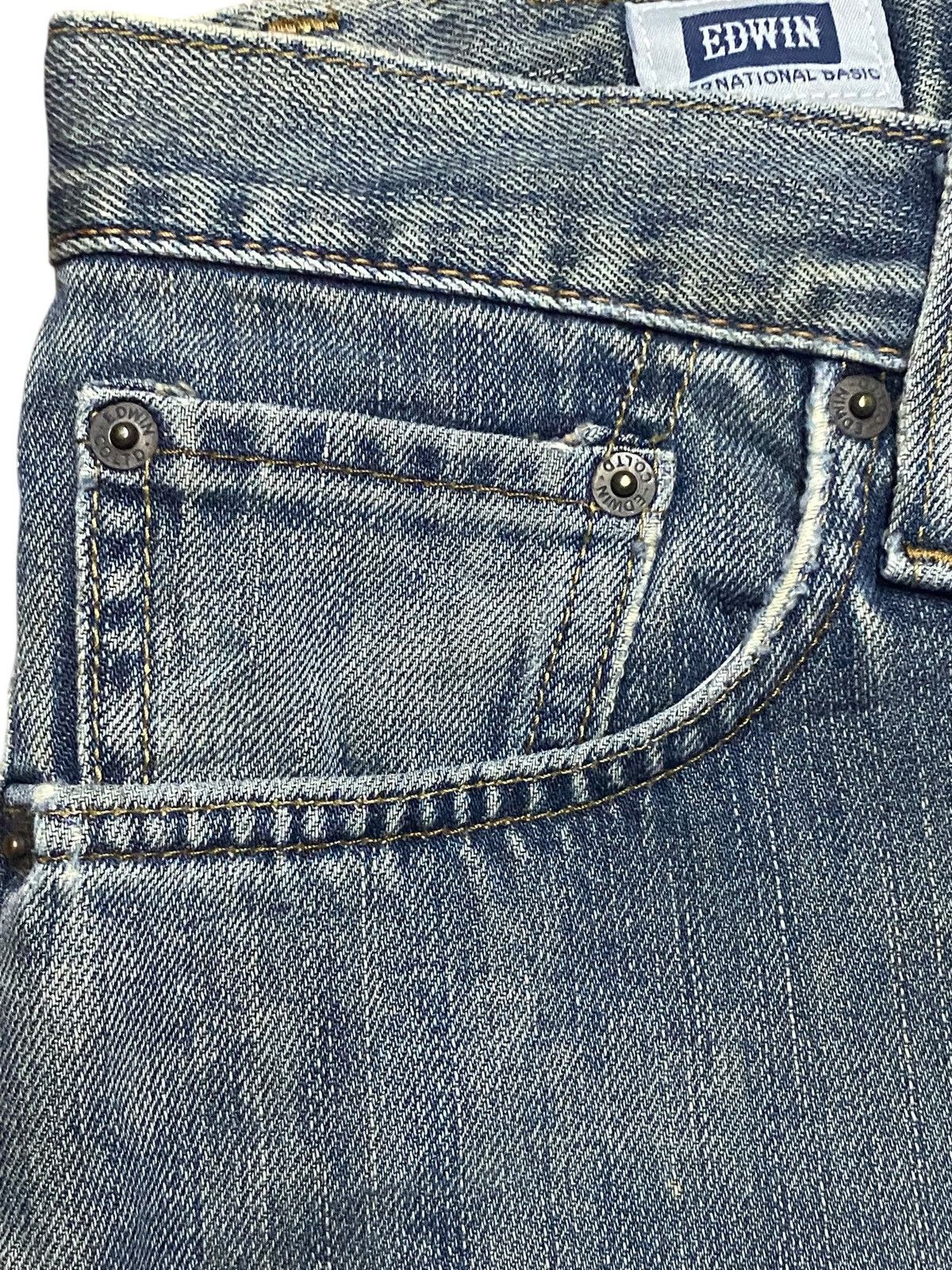 Edwin Vintage Japanese Brand Edwin 404 Distressed Loose Jeans Size US 32 / EU 48 - 8 Thumbnail