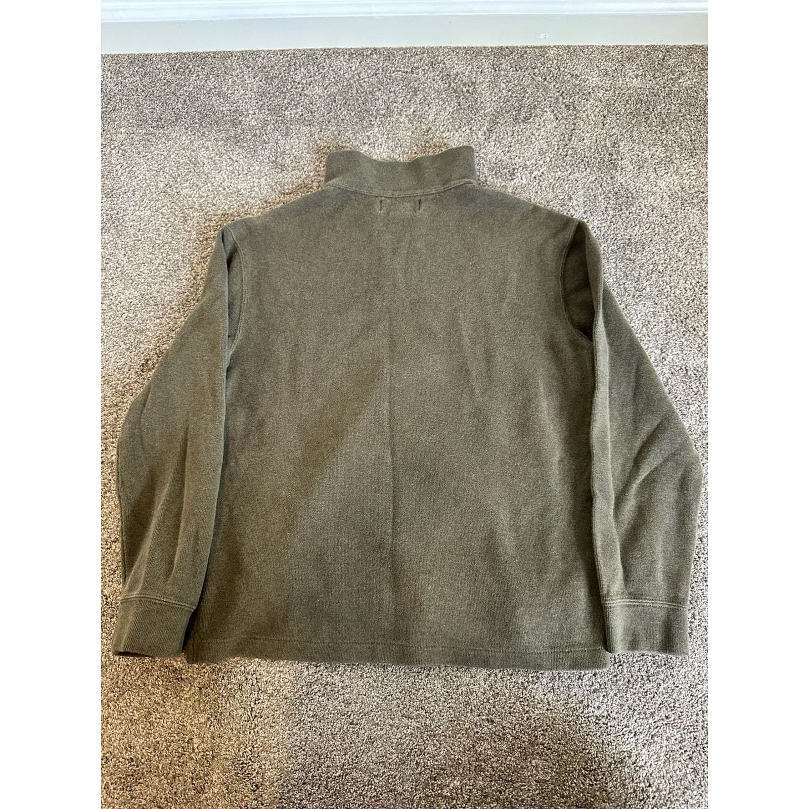 Polo Ralph Lauren Polo Ralph Lauren Green 1/4 Zip Cotton Pullover Sweater S Size US S / EU 44-46 / 1 - 10 Thumbnail