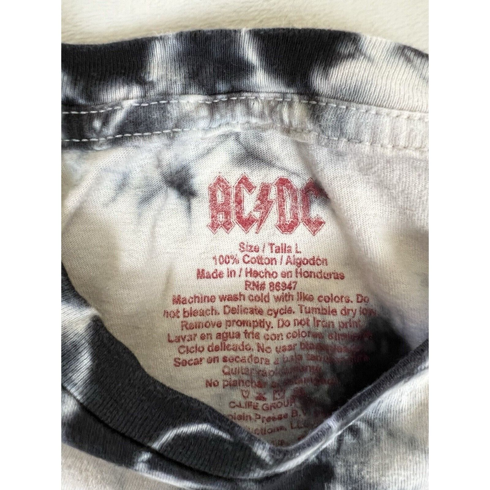 AC/DC Vintage AC/DC Tie Dye T-Shirt Size L “Blow Up Your Video” Re Size US L / EU 52-54 / 3 - 5 Thumbnail