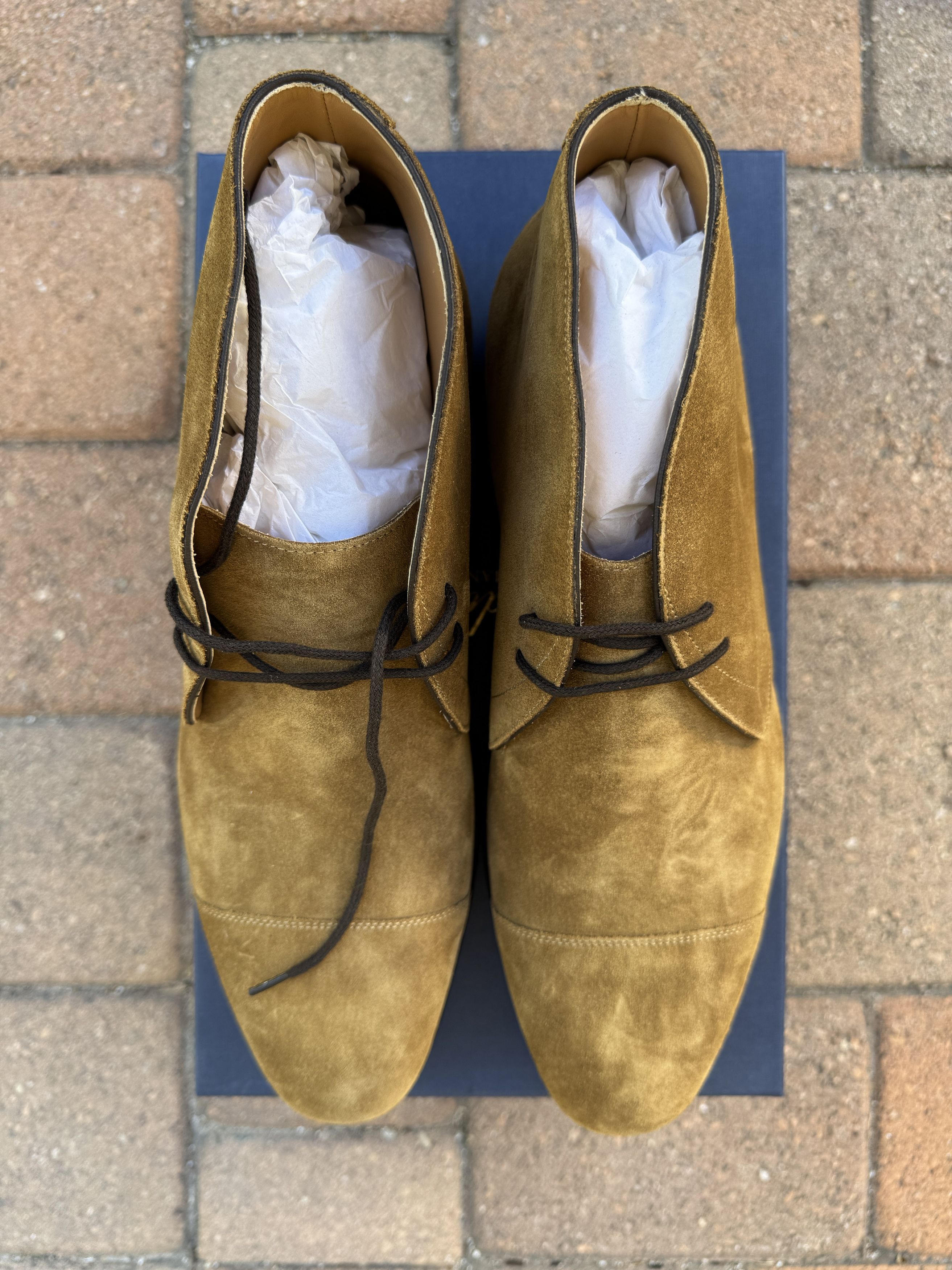 Other Fiori Di Lusso Caramel Brown Chukka Boots Size US 8.5 / EU 41-42 - 4 Thumbnail