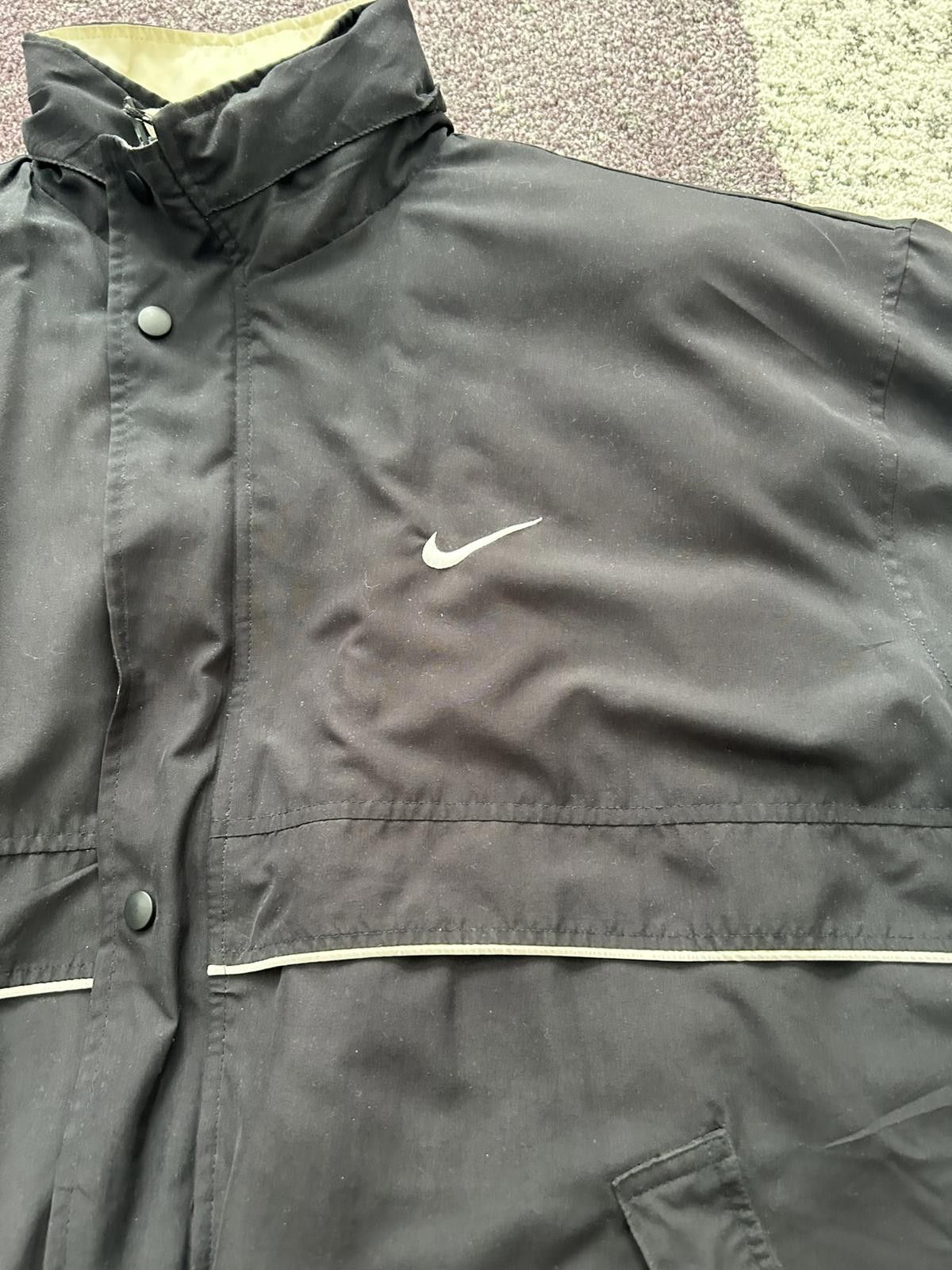 Nike Vintage Nike Puffer Jacket Black USA-Made 90s Y2K Size US L / EU 52-54 / 3 - 3 Thumbnail