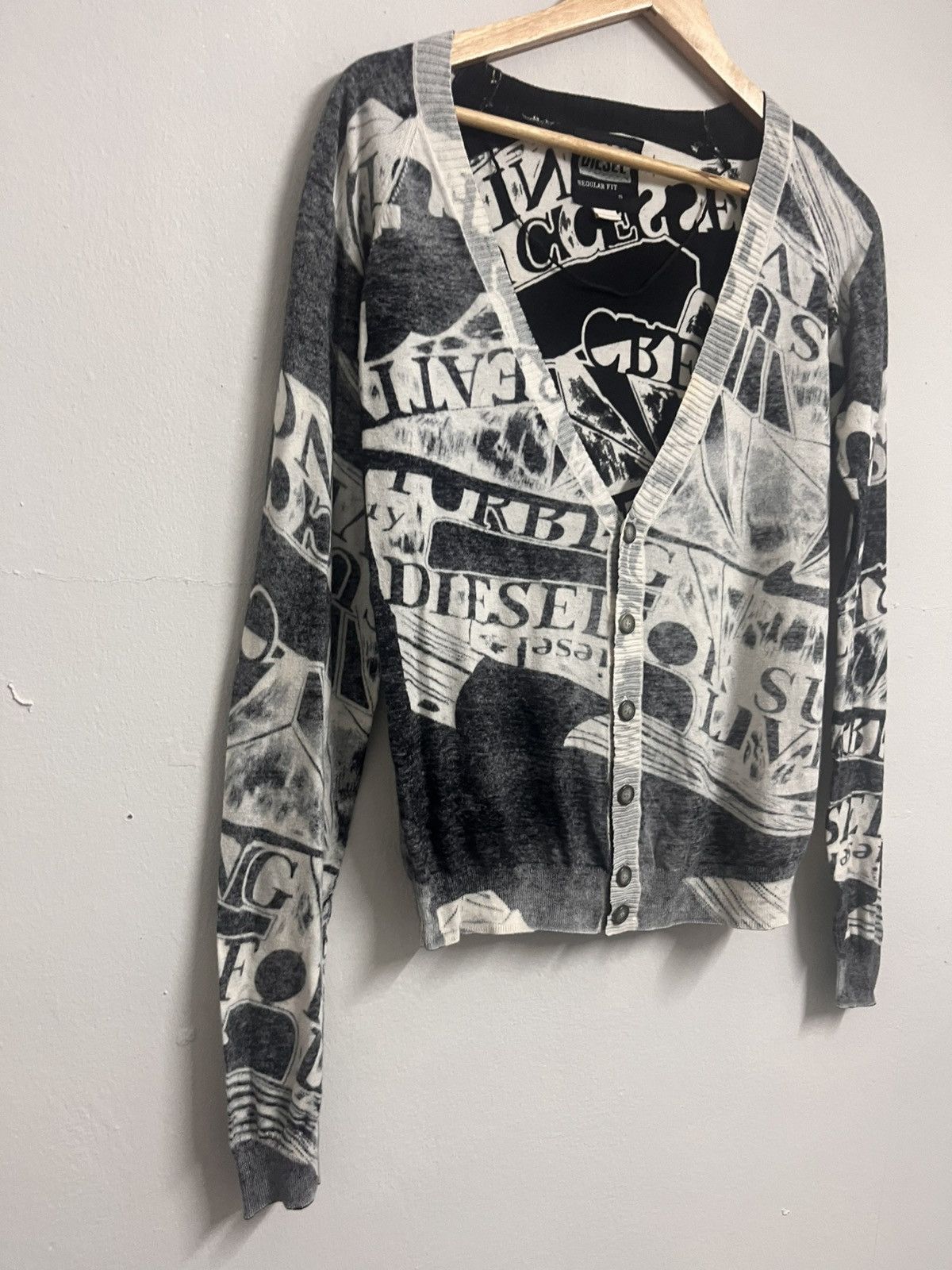 Diesel Diesel punk fullprinted cardigans Size US S / EU 44-46 / 1 - 2 Thumbnail