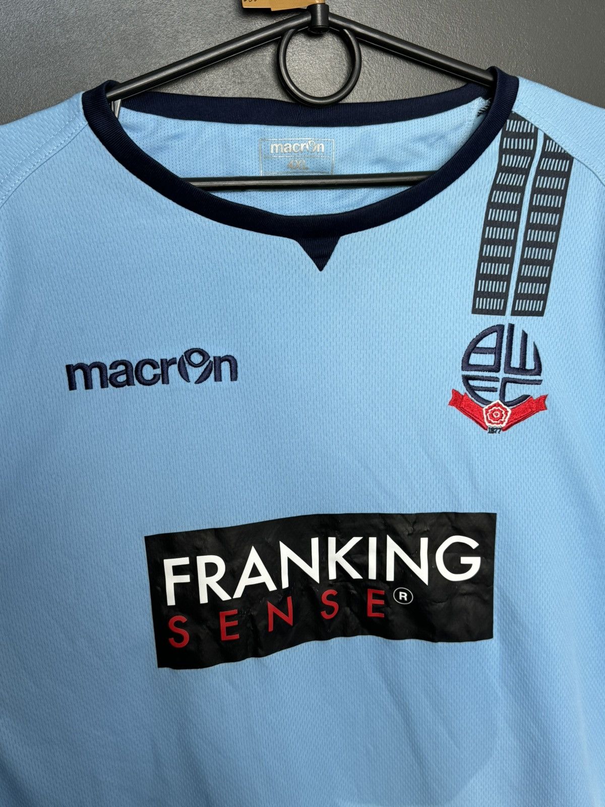 Macron 4XL Bolton 14/15 Training Football Jersey Size US XXL / EU 58 / 5 - 3 Thumbnail