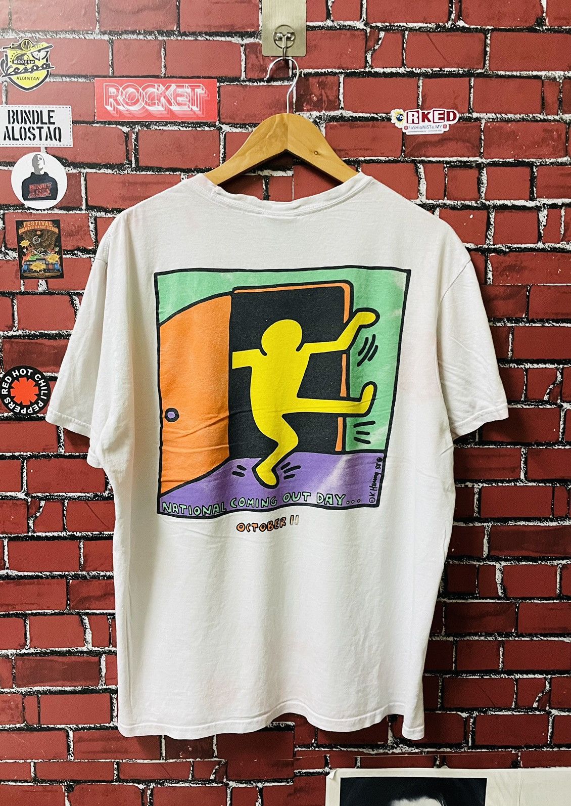 Keith Haring VINTAGE KEITH HARING 80s SHIRTS Size US XL / EU 56 / 4 - 1 Thumbnail