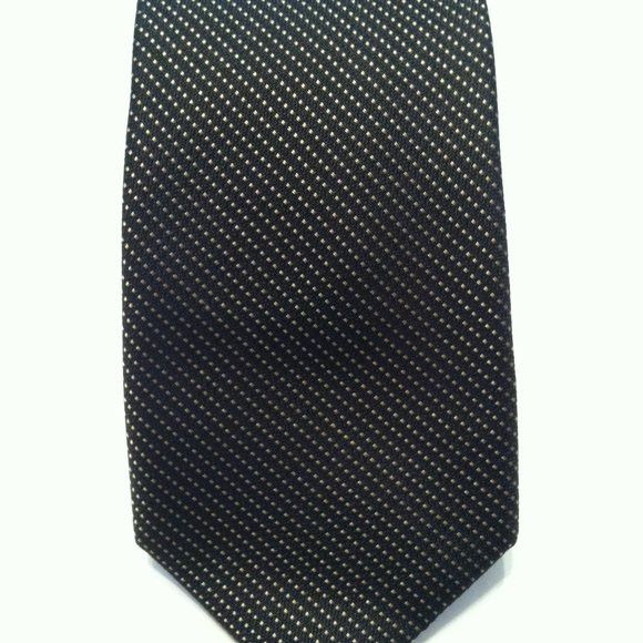 Calvin Klein CALVIN KLEIN MEN'S NEW BLACK 100%SILK TIE WIDTH: 3" Size ONE SIZE - 2 Thumbnail