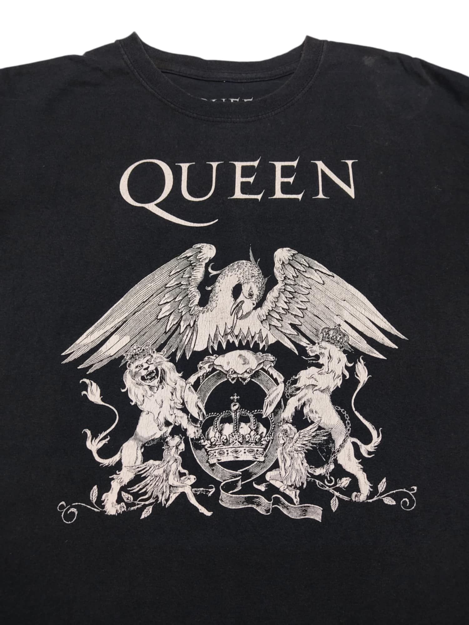 Band Tees Y2K sun faded QUEEN Hard Rock Heavy Metal Band T-Shirt Size US L / EU 52-54 / 3 - 2 Thumbnail