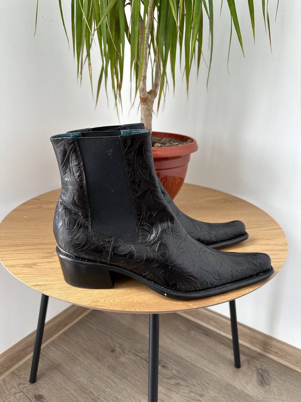 Japanese Brand × Vintage Vintage Japanese Coccinelle Kozak Men’s Black Boots Size US 7 / EU 40 - 12 Thumbnail
