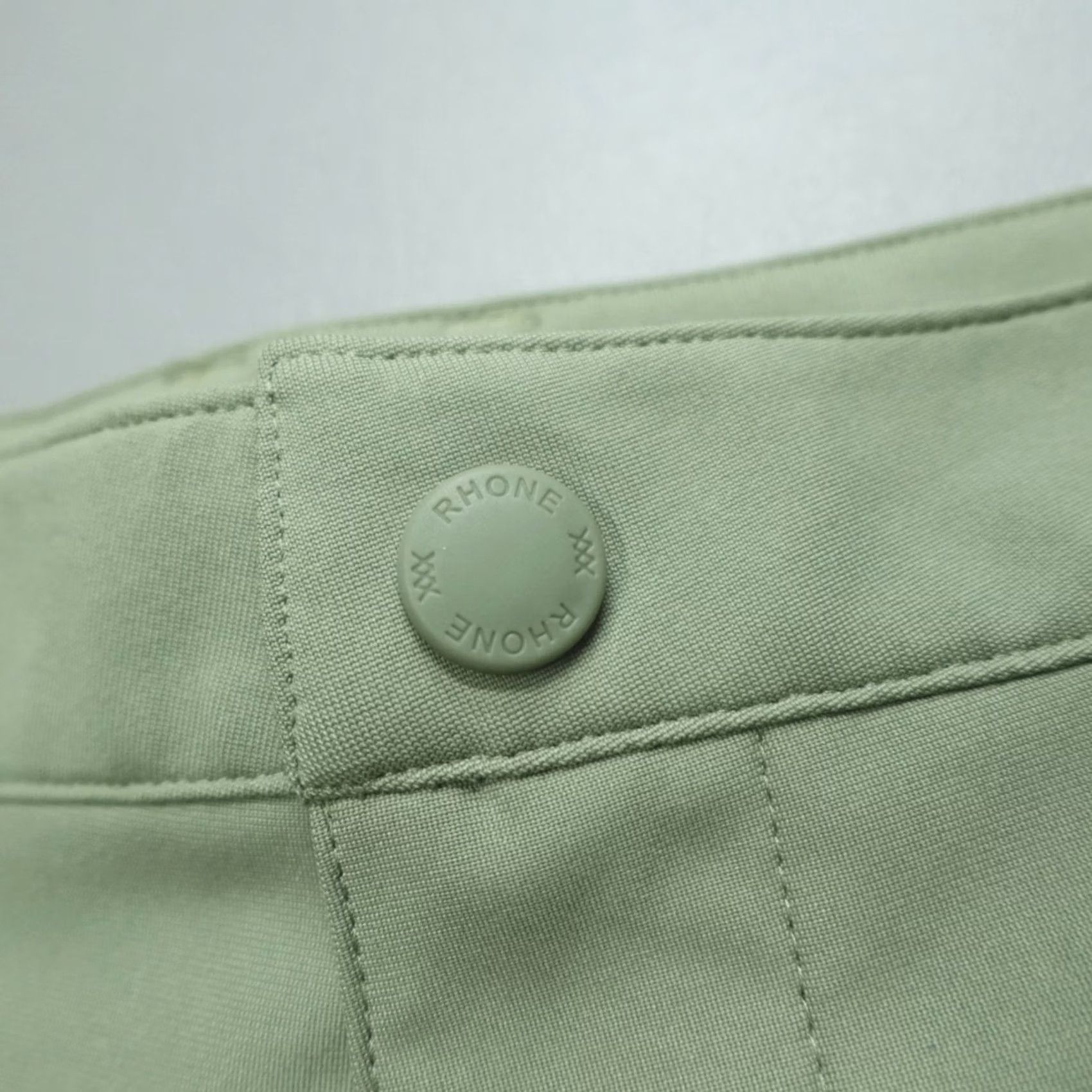 Rhone Rhone Slim Fit 5 Pocket Pants Mens Size 34 Green 33" Inseam Casual Chino Straight Front Button Zip Relaxed Fixes Size US 34 / EU 50 - 3 Thumbnail