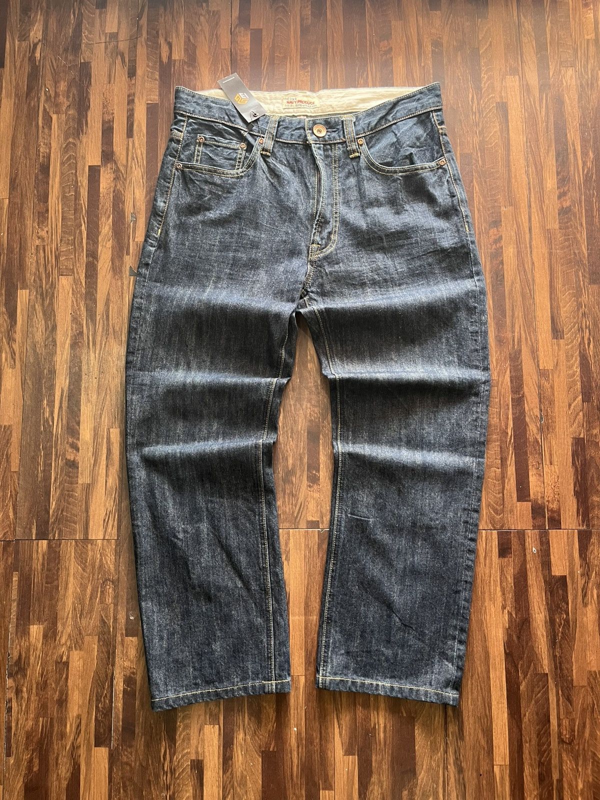 Vintage Japanese Jean Distressed Fader Denim