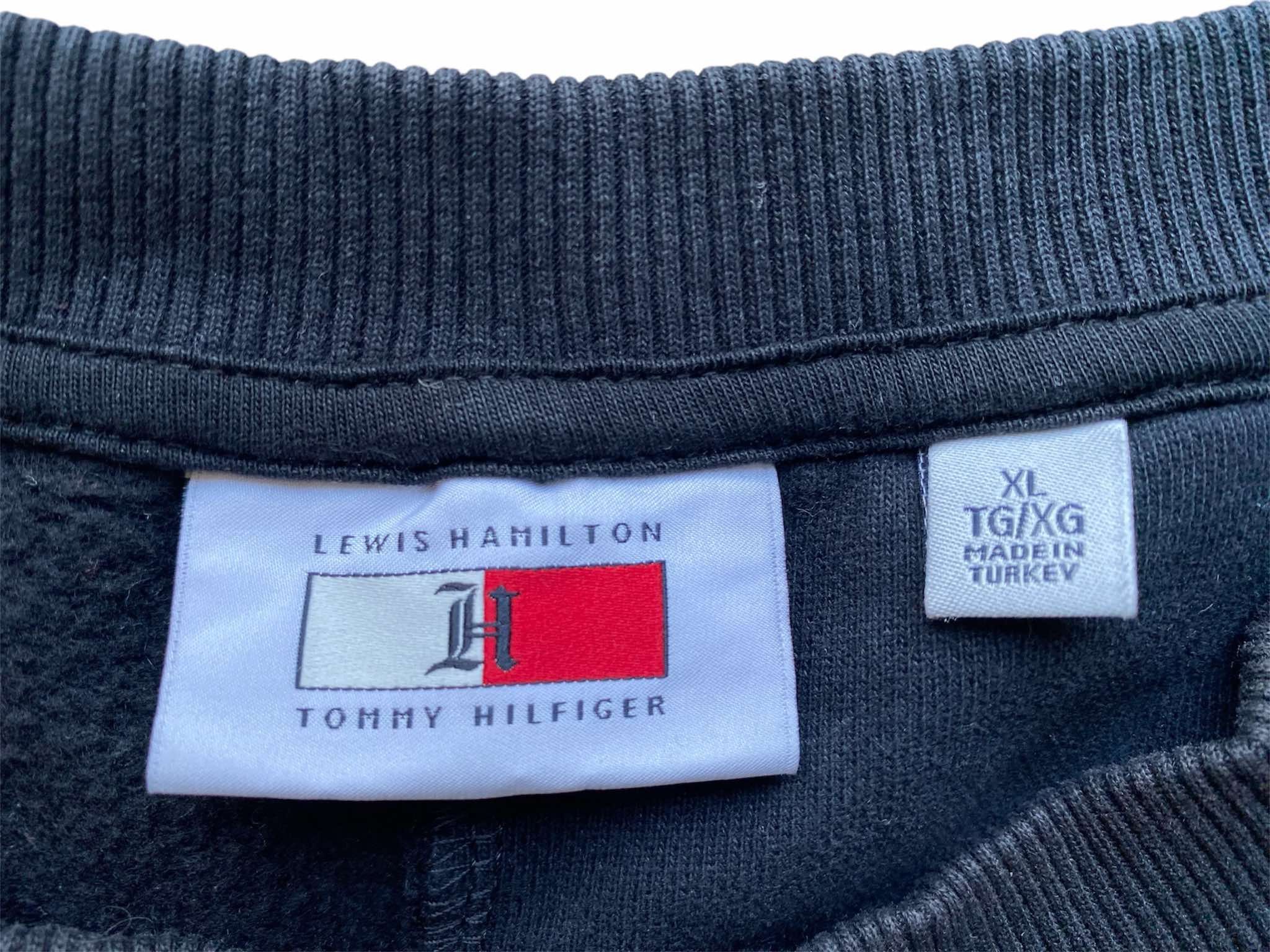Hamilton × Tommy Hilfiger Tommy Hilfiger x Lewis Hamilton Crewneck Black Sweater Split Size US XL / EU 56 / 4 - 5 Thumbnail
