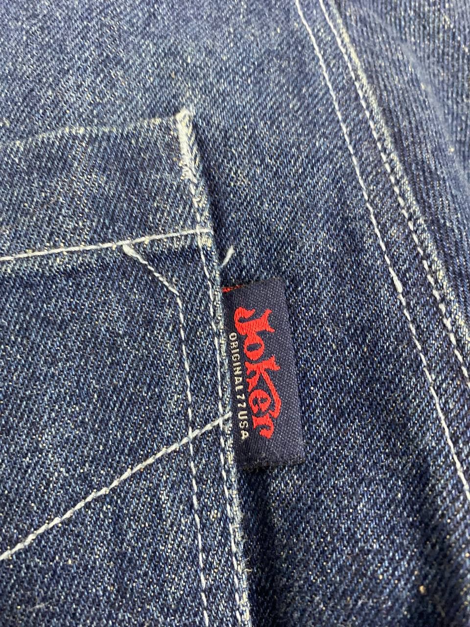 Japanese Brand vintage joker baggy denim nice design Size US 33 - 5 Thumbnail