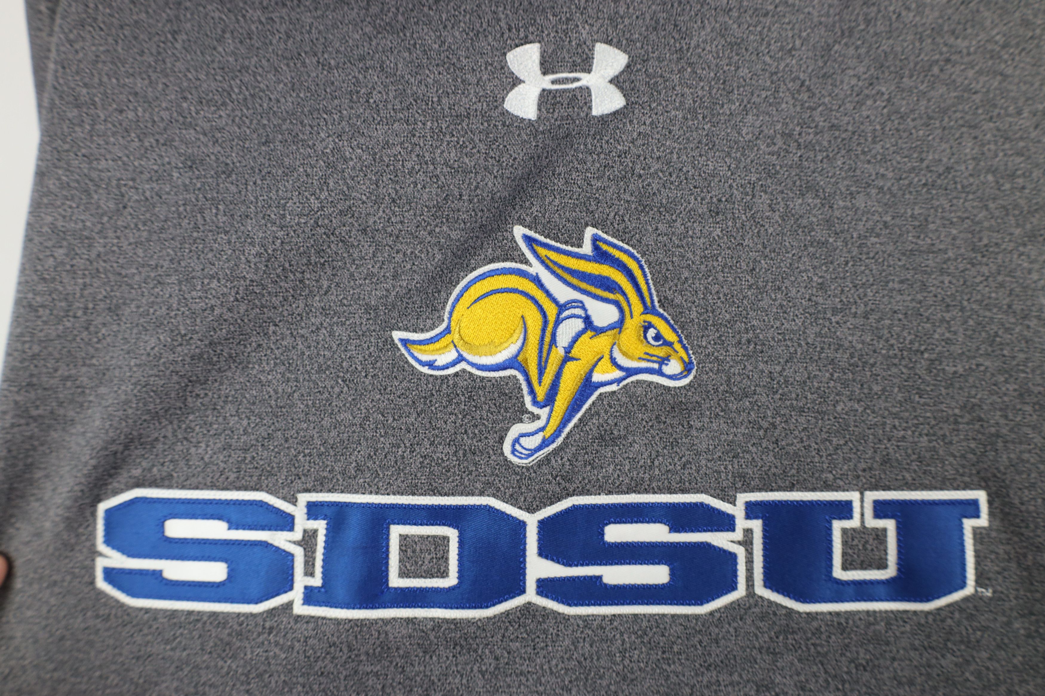 Under Armour × Vintage Under Armour State University Jackrabbits Hoodie Sweatshirt Size US XL / EU 56 / 4 - 5 Thumbnail