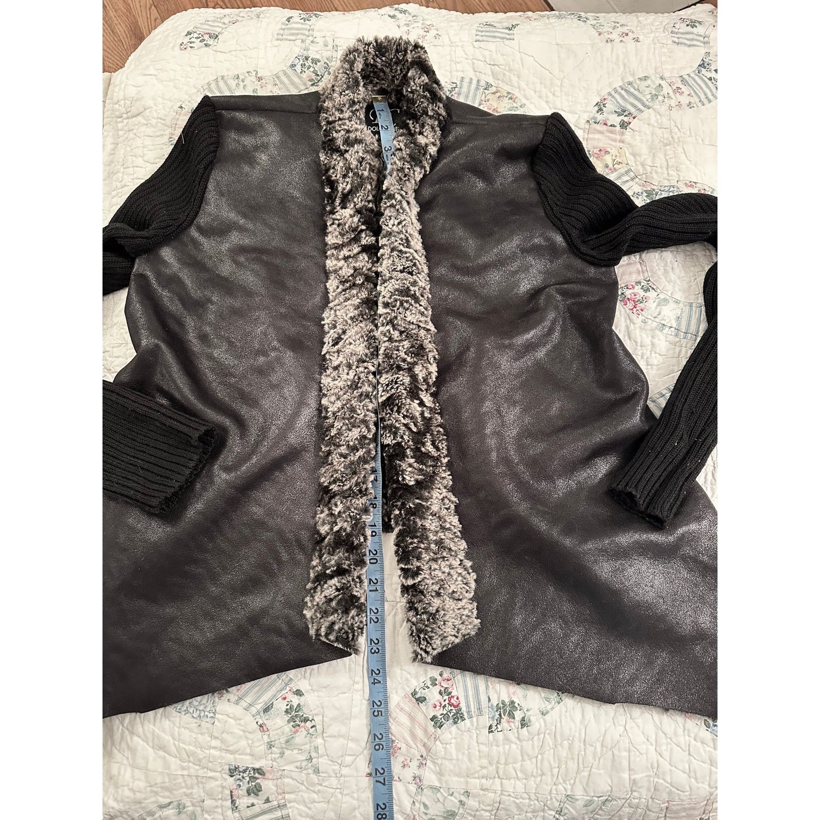 Other DOLCE CABO FAUX FUR LINED ASYMMETRIC CARDIGAN SWEATERJACKET Size M / US 6-8 / IT 42-44 - 9 Thumbnail