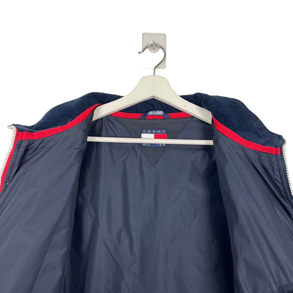 Tommy Hilfiger × Vintage 🔥 90s VINTAGE TOMMY HILFIGER FLEECE JACKET Size US L / EU 52-54 / 3 - 11 Thumbnail