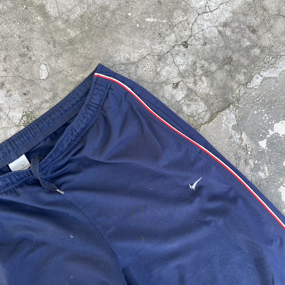 Nike × Vintage Vintage Y2K Nike Mini Swoosh Windbreaker Drill Sweatpants Size US 36 / EU 52 - 5 Thumbnail