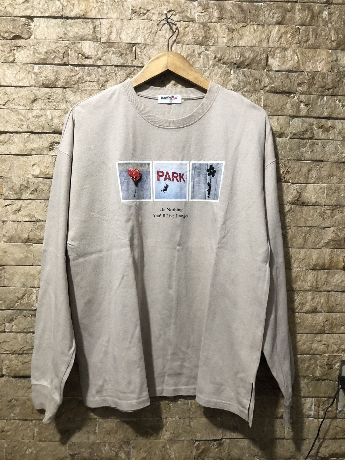 Arts & Science × Japanese Brand Brandalised Bansky Longsleeve Size US L / EU 52-54 / 3 - 1 Thumbnail