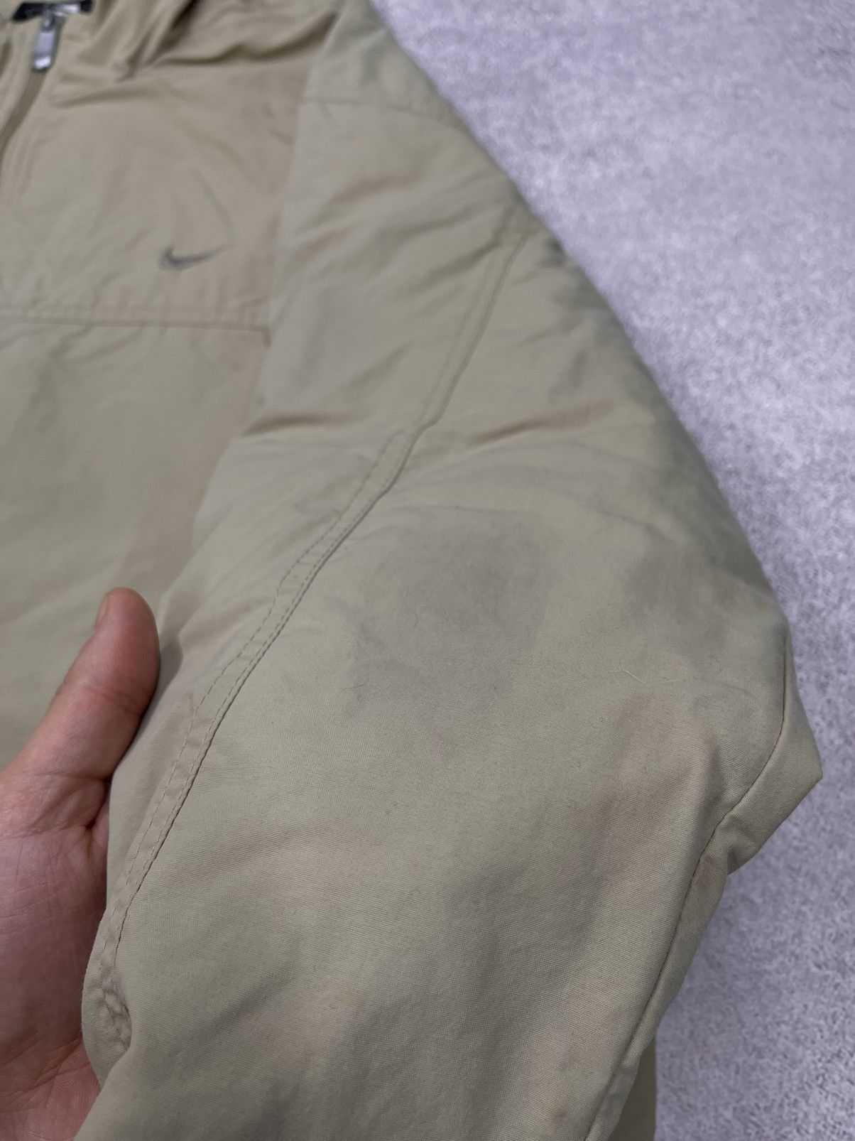 Nike Vintage Nike Big Logo Nylon Jacket Swoosh Drill Y2K ACG TN Size US M / EU 48-50 / 2 - 16 Thumbnail
