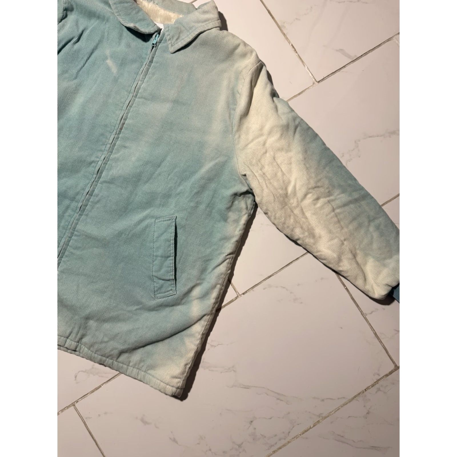 Blair VINTAGE Blair Corduroy Jacket 2XL Blue Faux Fur Lined 80s Unisex Adults Size XXL / US 16-18 / IT 52-54 - 5 Thumbnail