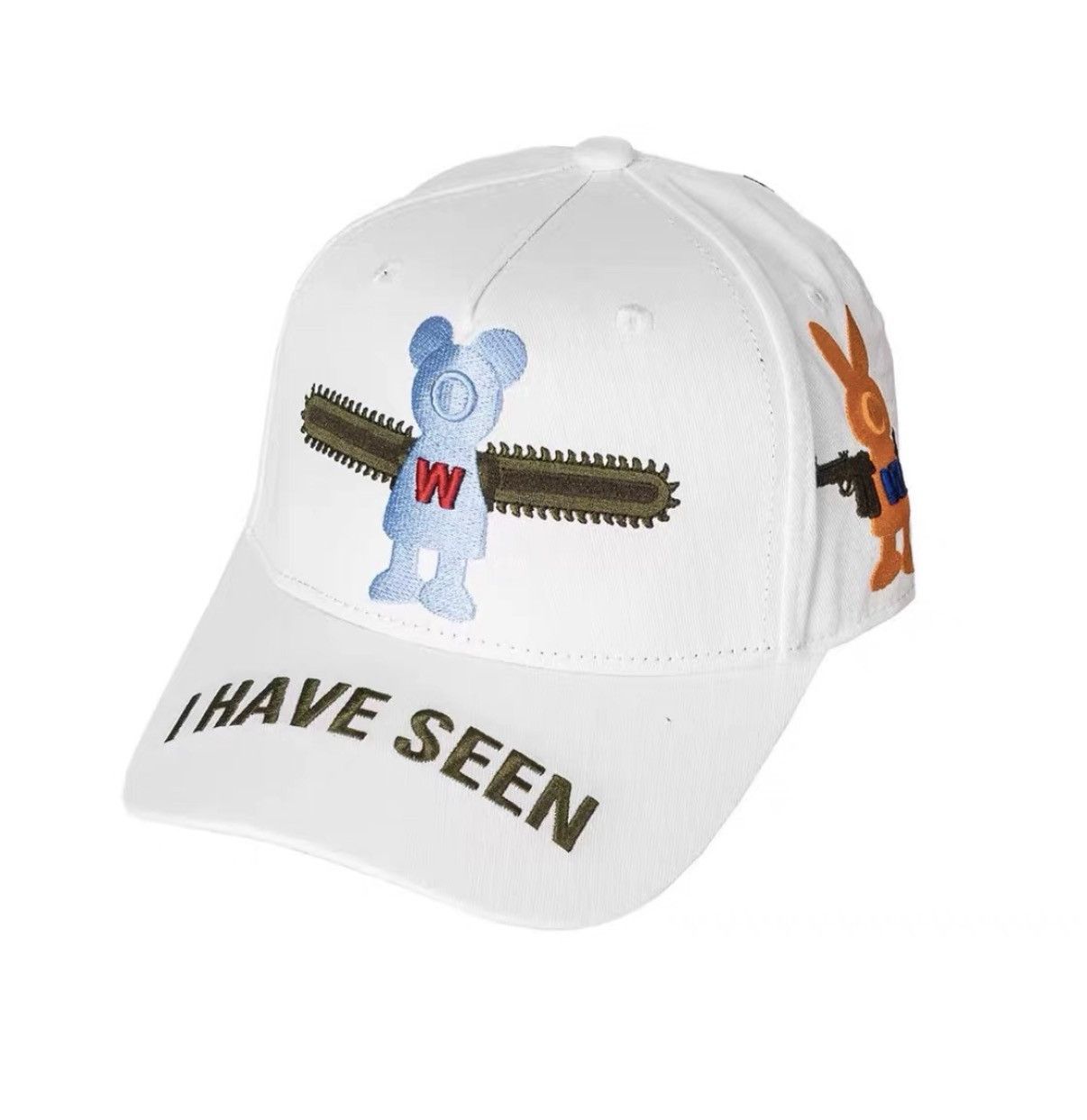 Walter Van Beirendonck WALTER VAN BEIRENDONCK SS25 Bear Cap - White Size ONE SIZE - 1 Thumbnail