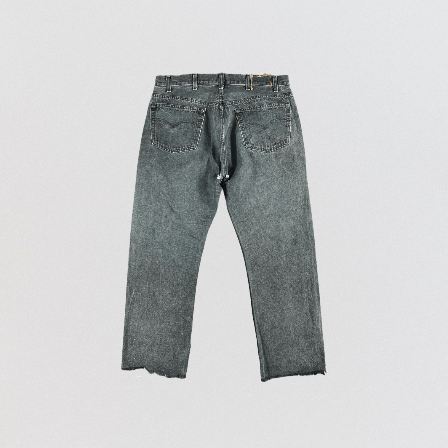 Levi's 80s Vintage Levis 501 Faded Black Jeans-JM2182 Size US 37 - 2 Thumbnail