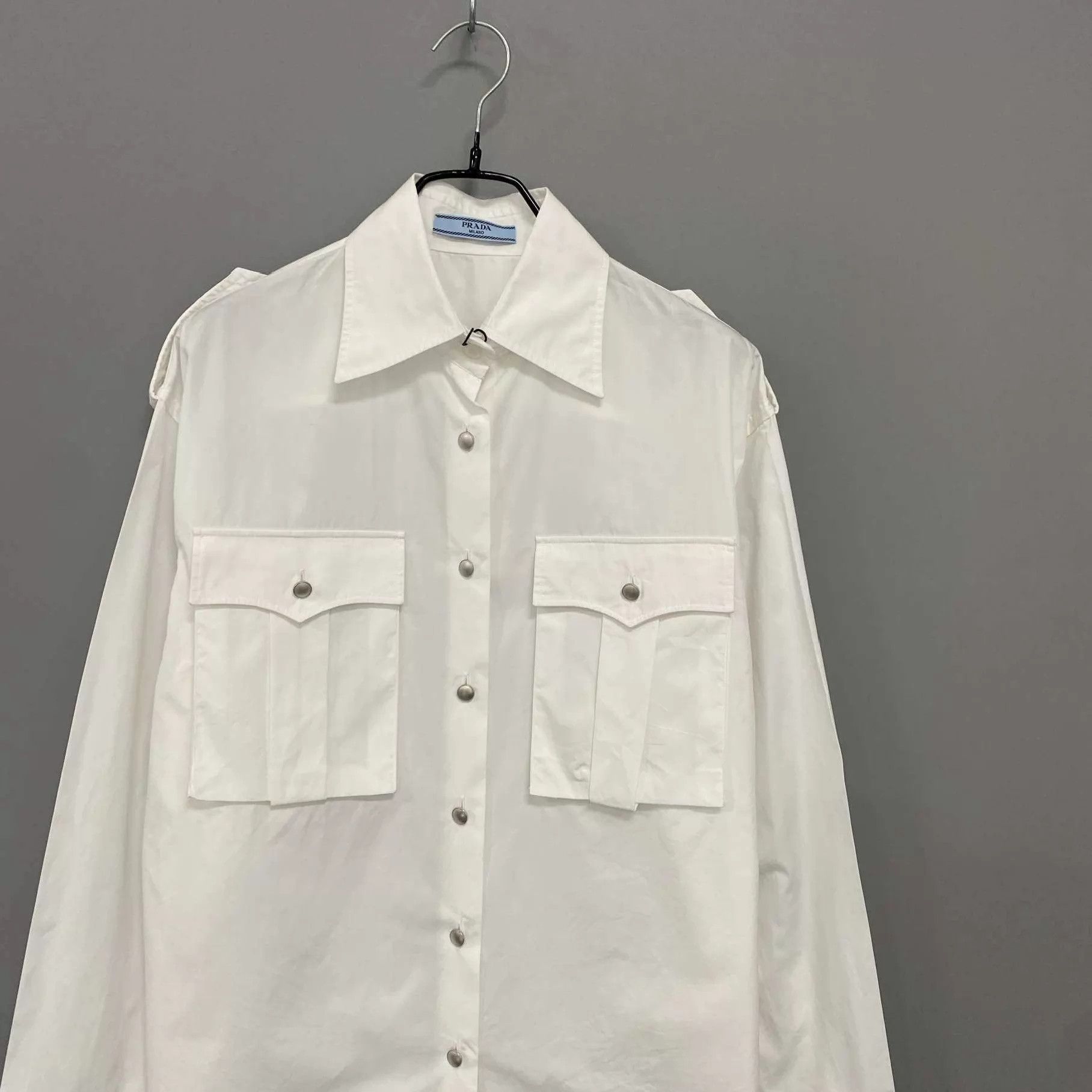Prada PRADA Oversized Shirt Jacket 38 Size XS / US 0-2 / IT 36-38 - 2 Thumbnail