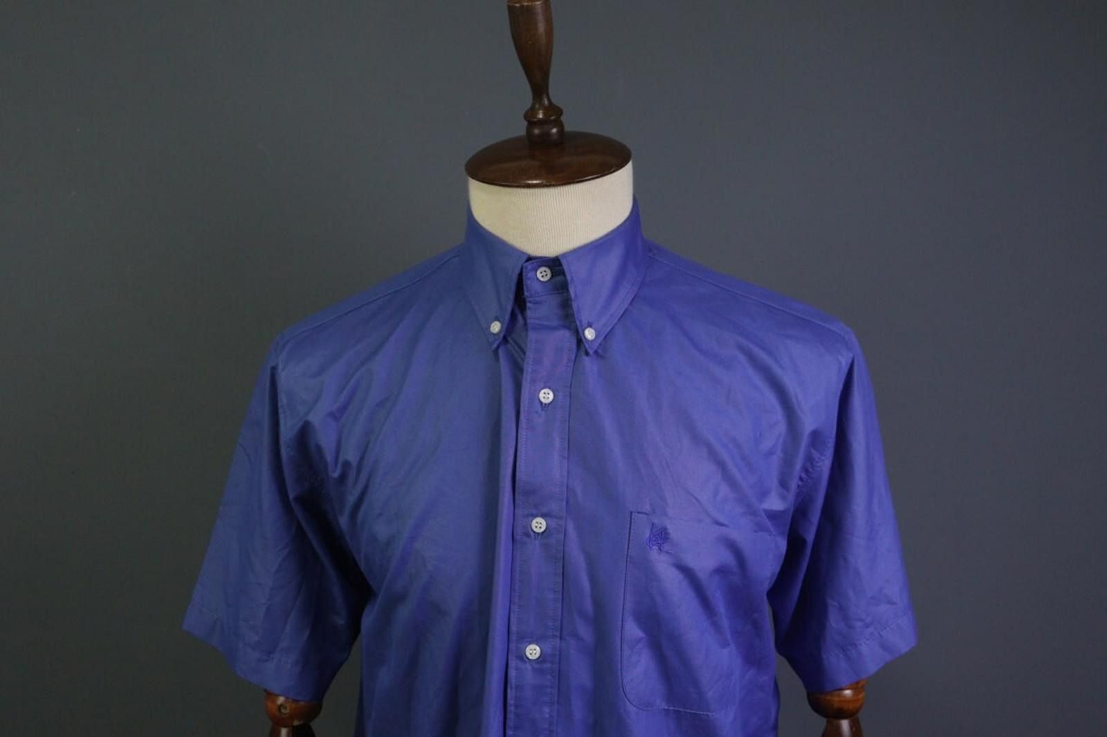 Kenzo Kenzo Blue Collared Chest Pocket Button Down Shirt Size L Size US L / EU 52-54 / 3 - 2 Thumbnail