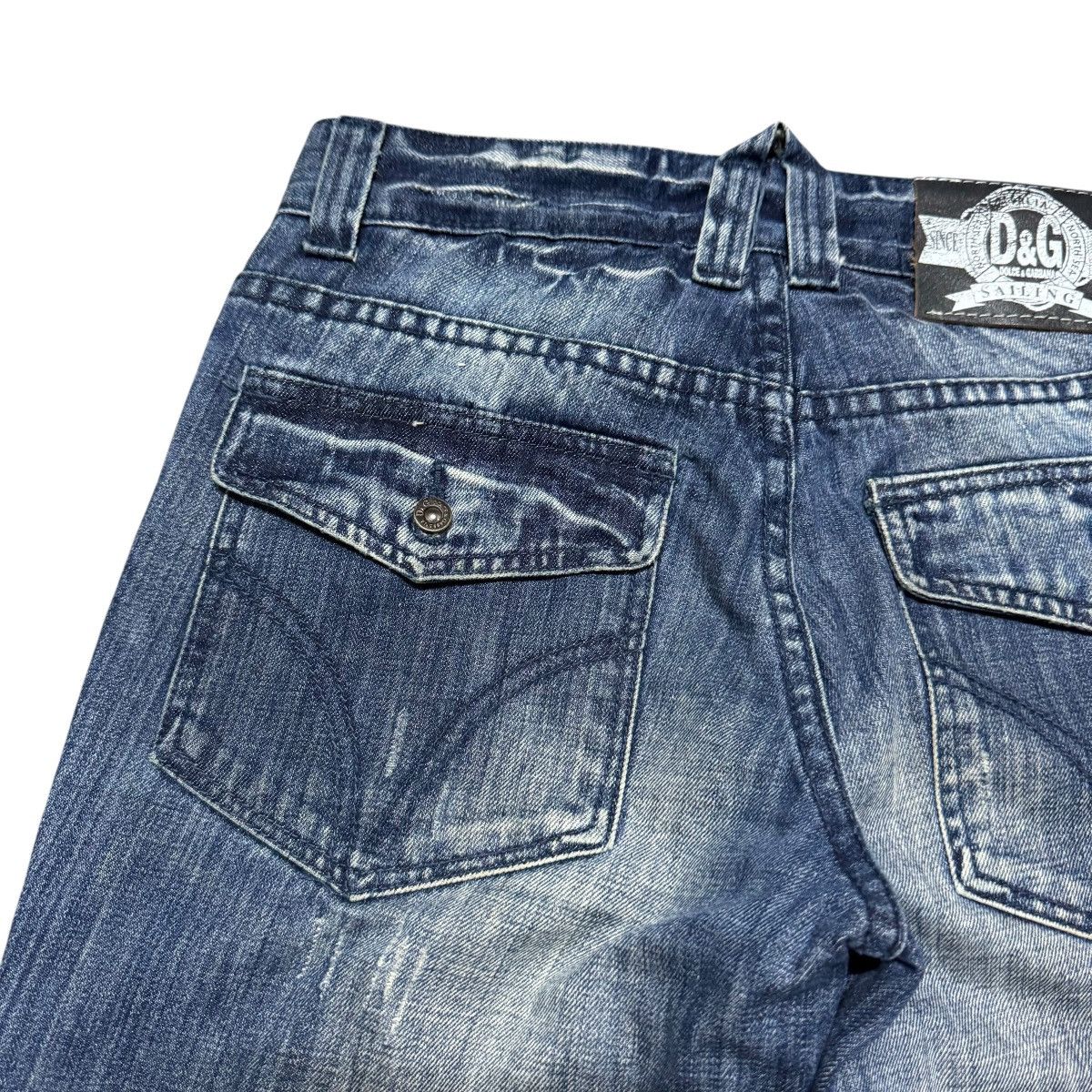 Dolce & Gabbana Dolce & Gabbana Extreme Denim Expose Zipper Jeans Size US 30 / EU 46 - 10 Thumbnail