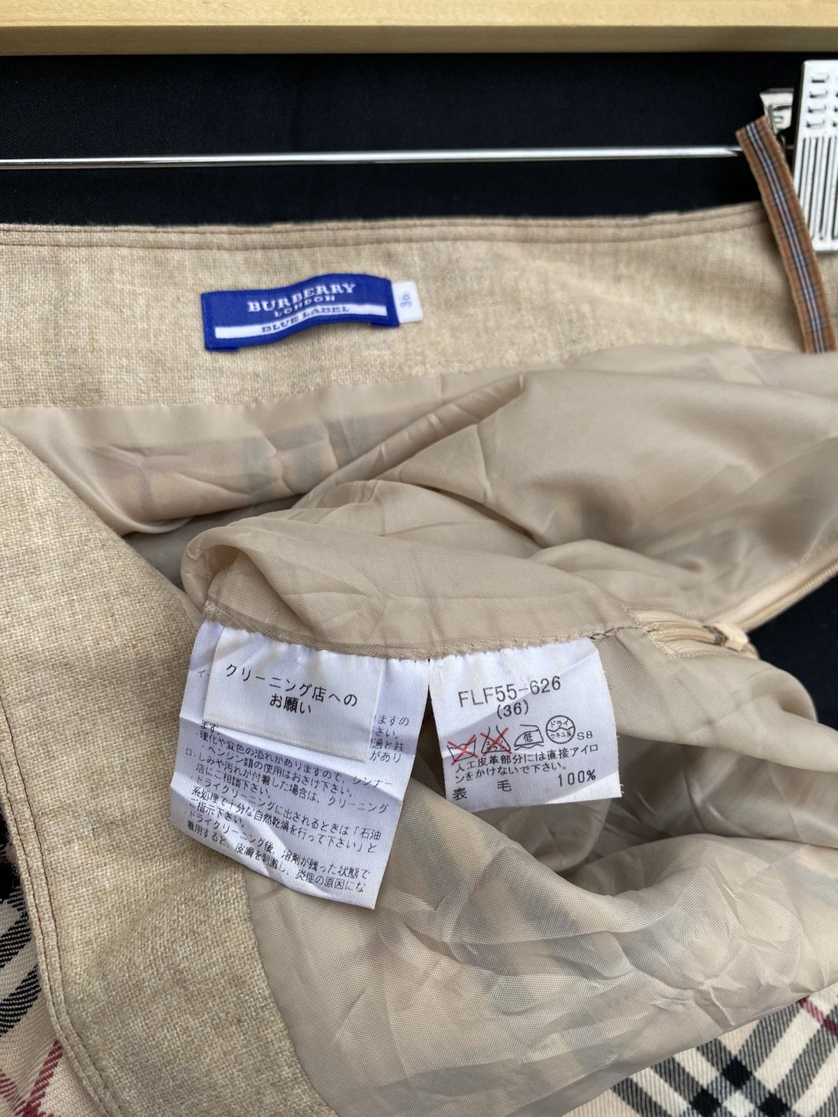 Burberry Rare Vintage Burberry Checkered Brown Midi Skirt Size 25" / US 0 / IT 36 - 13 Thumbnail