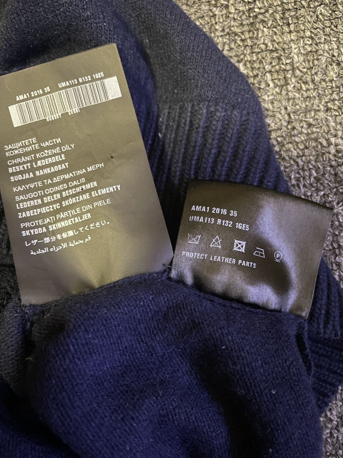 Prada Prada blue wool pullover Sweatshirts size 46 Unisex Size US S / EU 44-46 / 1 - 8 Thumbnail