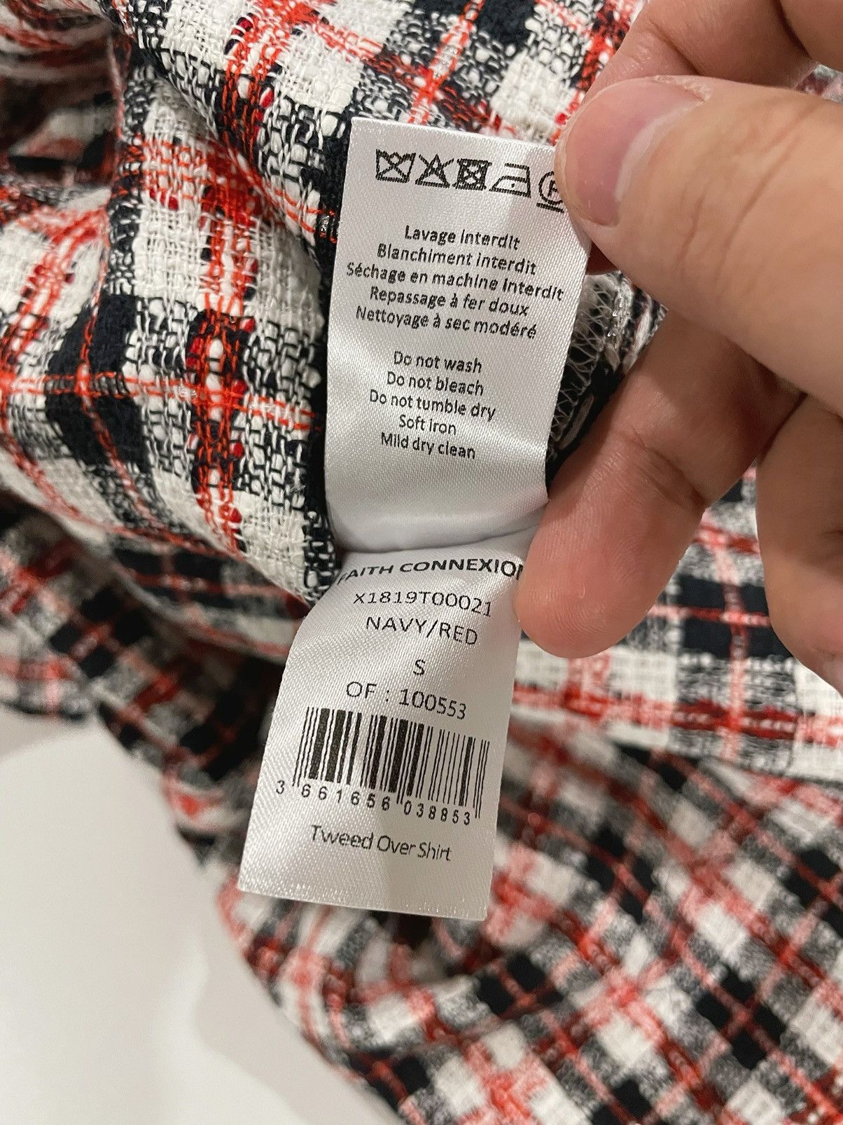 Faith Connexion Faith Connexion multicolor navy-red tweed shirts Size US S / EU 44-46 / 1 - 8 Thumbnail