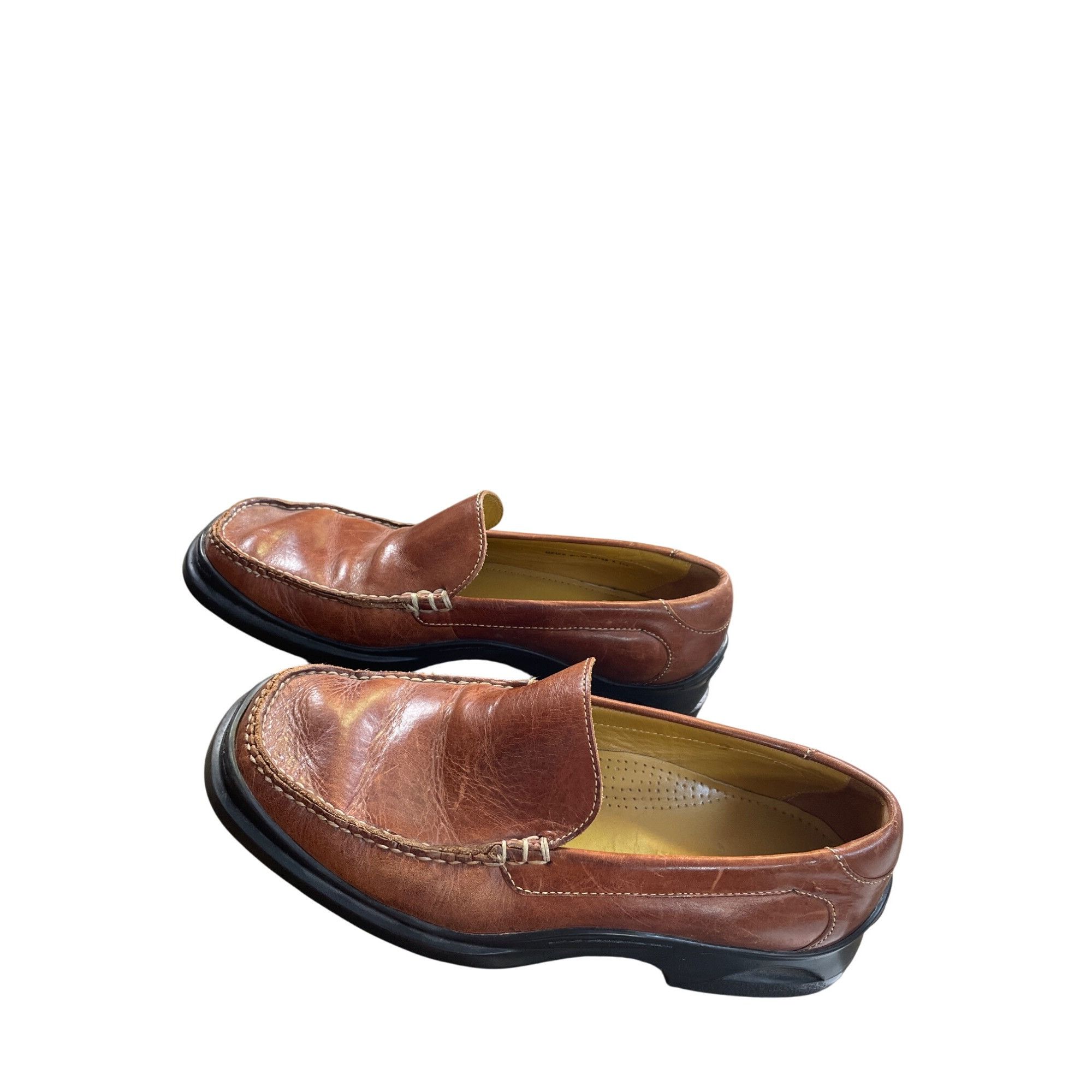 Cole Haan Cole Haan Mens Brown Leather Slip-On Loafers Dress Shoes Siz Size US 9.5 / EU 42-43 - 3 Thumbnail