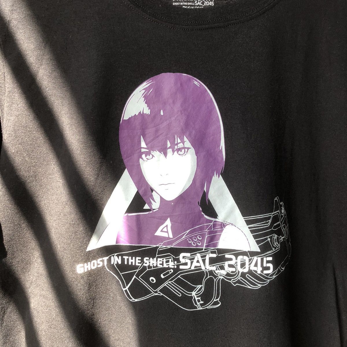 Anime Ghost in the Shell SAC 2045 Motoko Kusanagi Long Sleeve Tee Size S / US 4 / IT 40 - 2 Thumbnail
