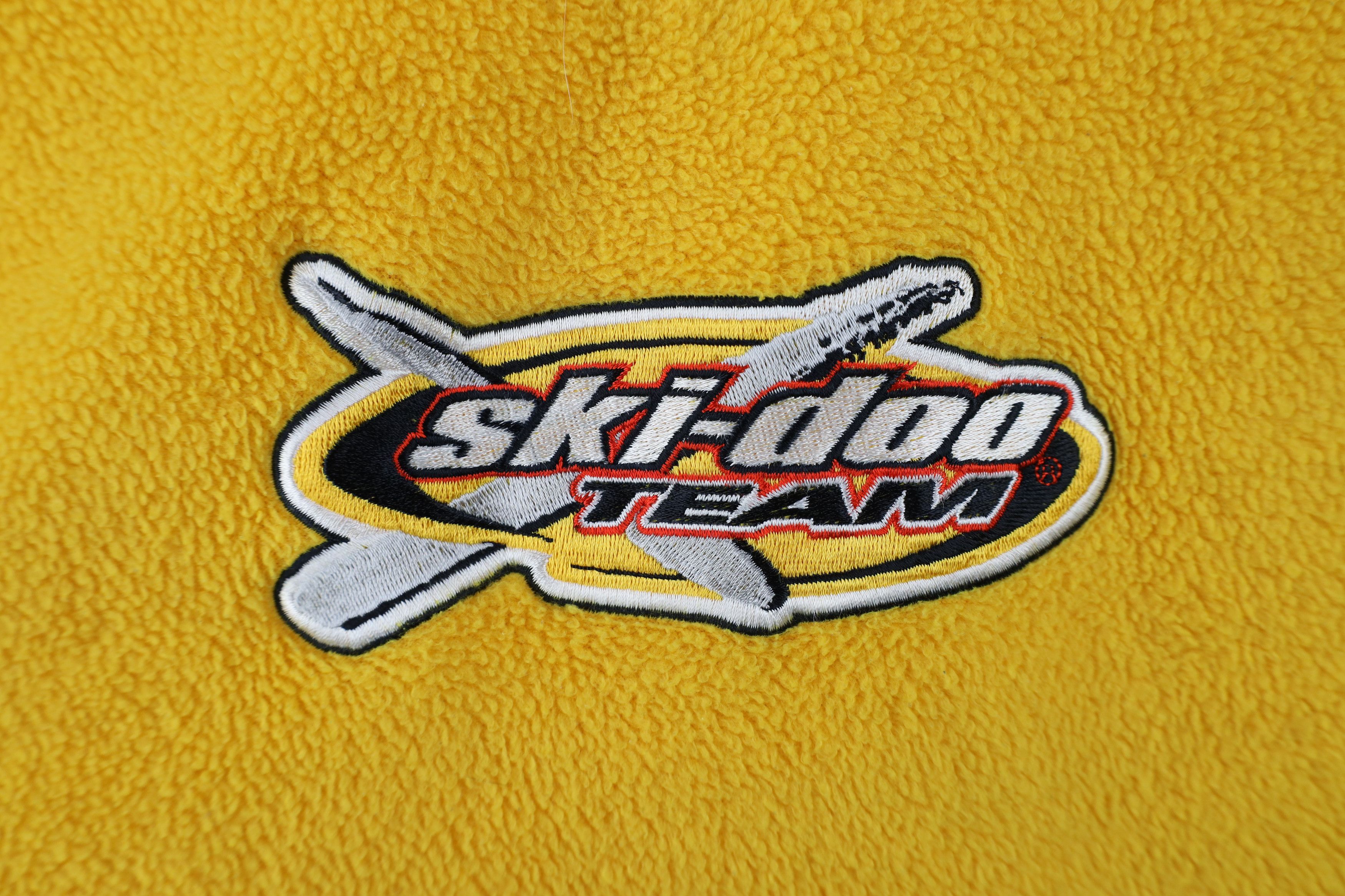 Vintage Vintage 90s Ski Doo Bombardier Half Zip Fleece Sweater Size US XL / EU 56 / 4 - 4 Thumbnail