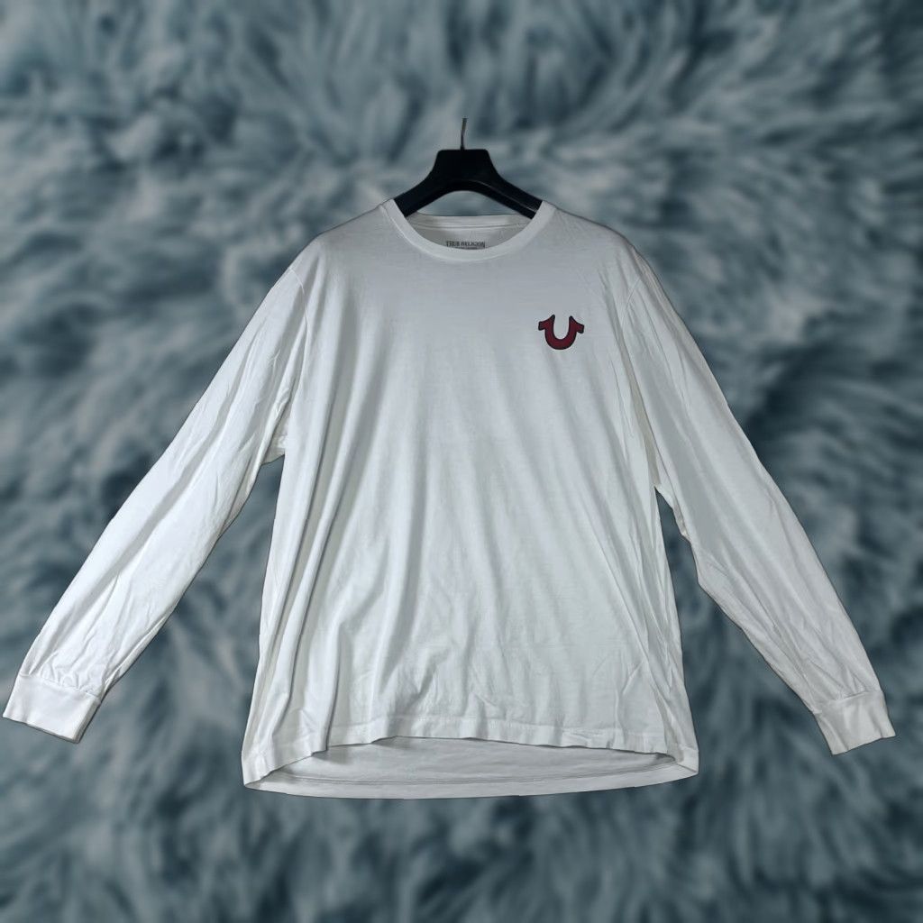 True Religion True Religion Shirt Crewneck Long Sleeve Mens White 3XL Size US XXL / EU 58 / 5 - 1 Thumbnail