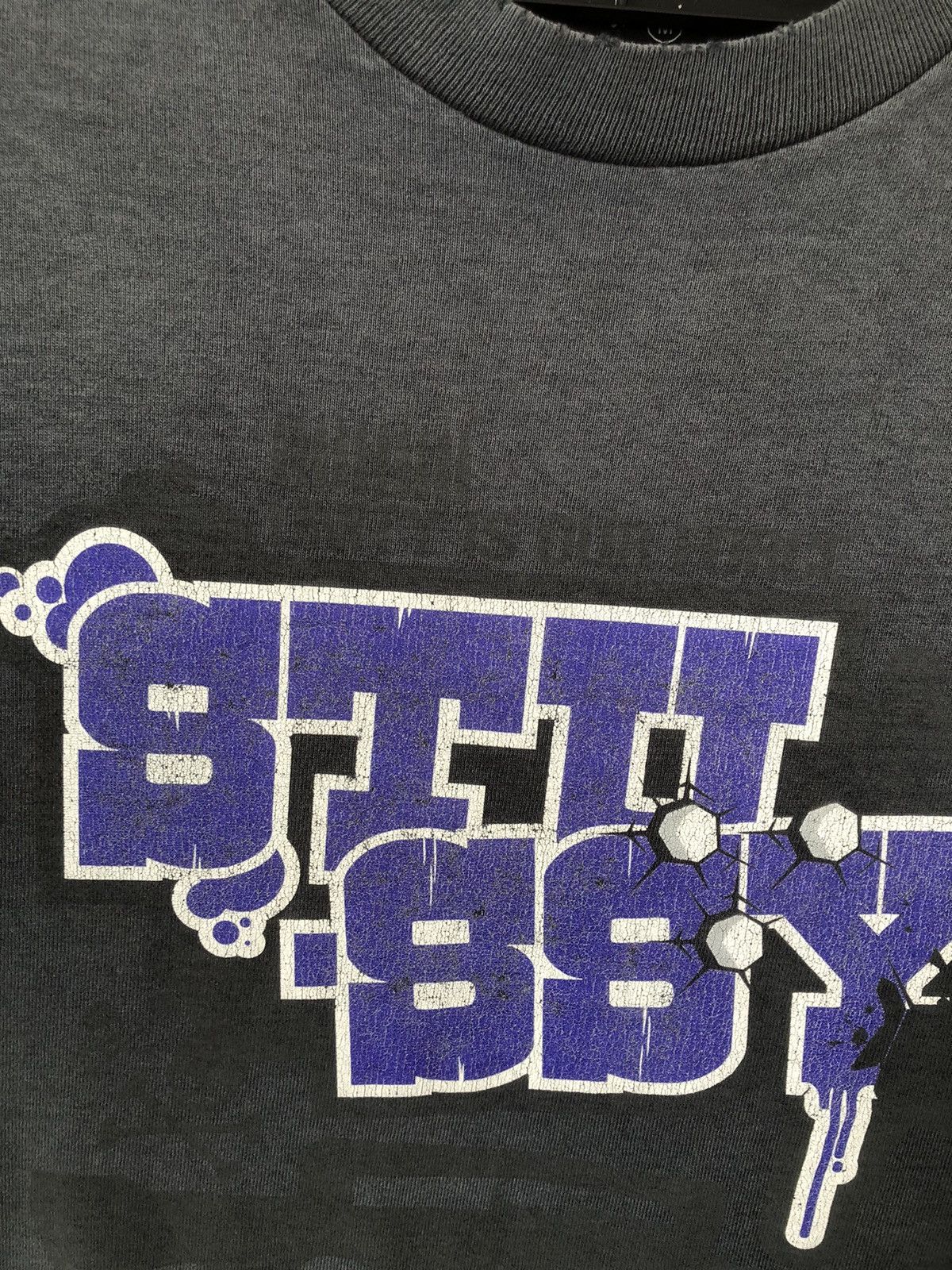 Stussy × Vintage Vintage STUSSY Faded And Distressed Tee Size US M / EU 48-50 / 2 - 4 Thumbnail