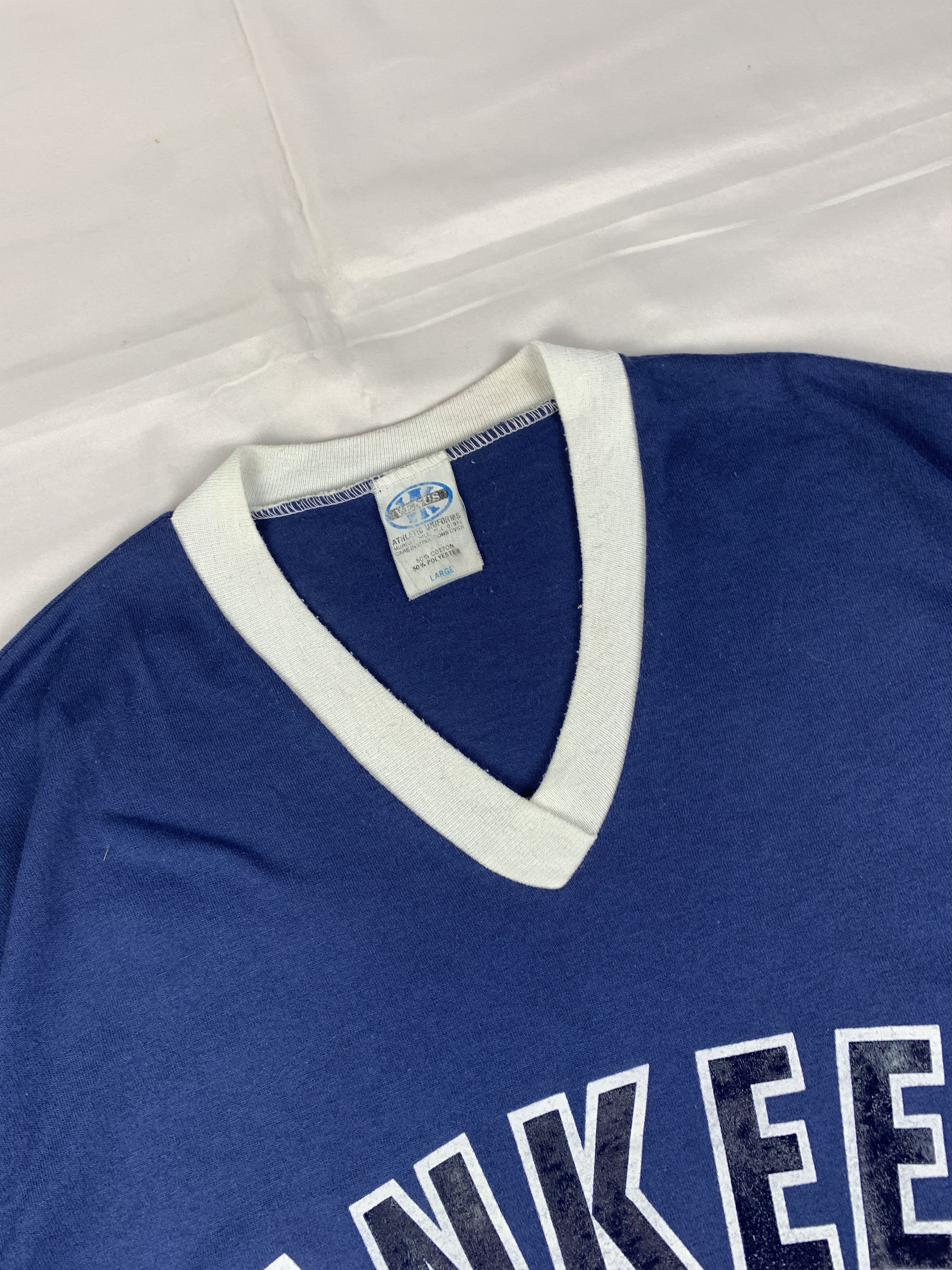 New York Yankees 1995 MLB New York Yankees Ringer Tee (L) Size US L / EU 52-54 / 3 - 5 Thumbnail