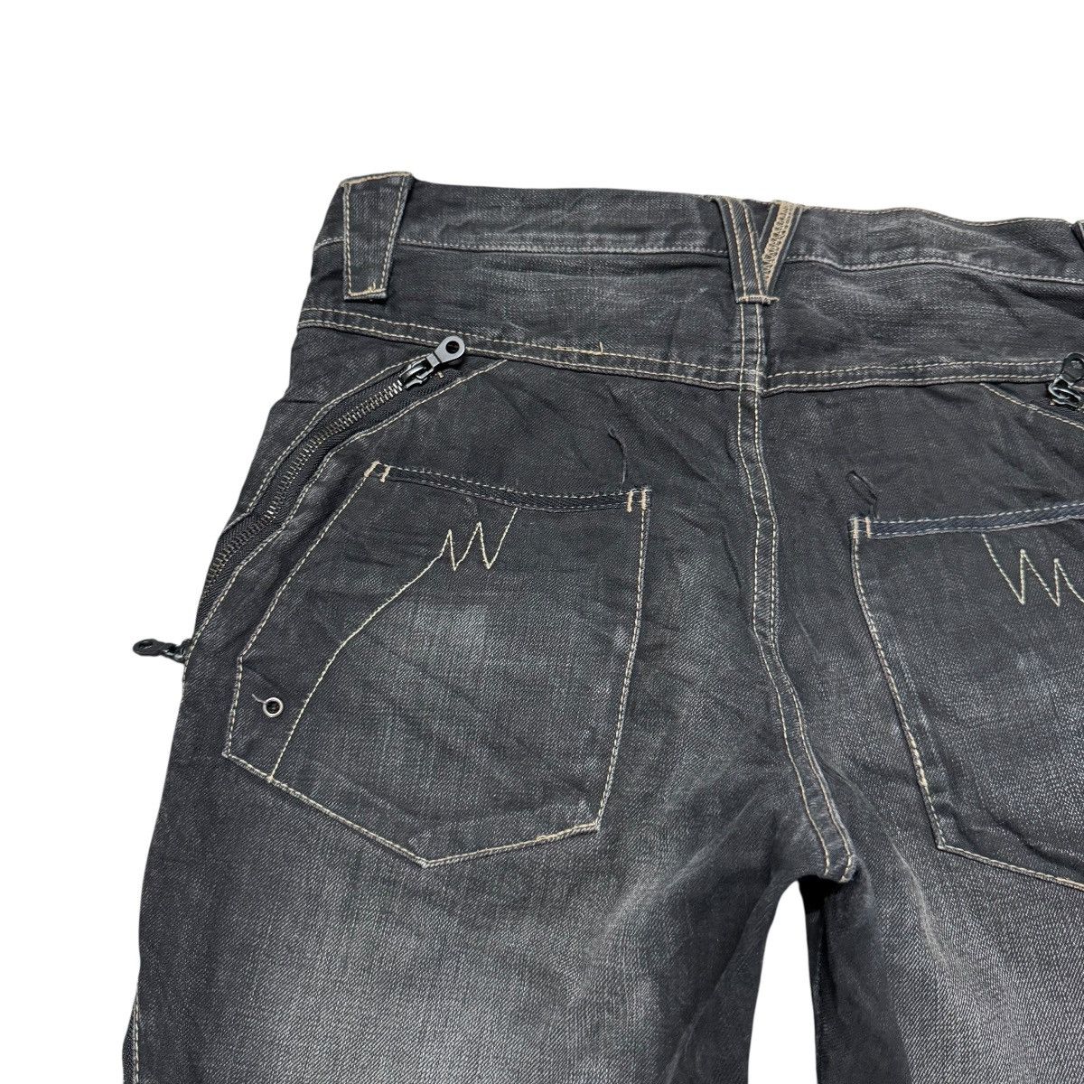 PPFM PPFM Bondage Black Denim Jeans Size US 32 / EU 48 - 13 Thumbnail