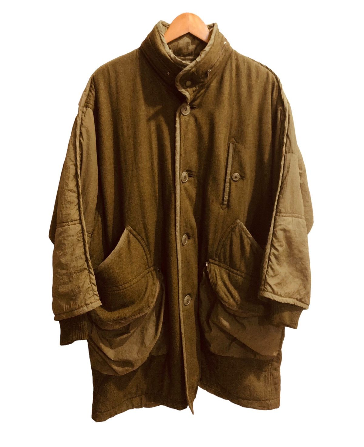 Issey Miyake × Vintage Vintage Issey Miyake Oversized Reversible Hoodie Jacket Size US XXL / EU 58 / 5 - 1 Thumbnail