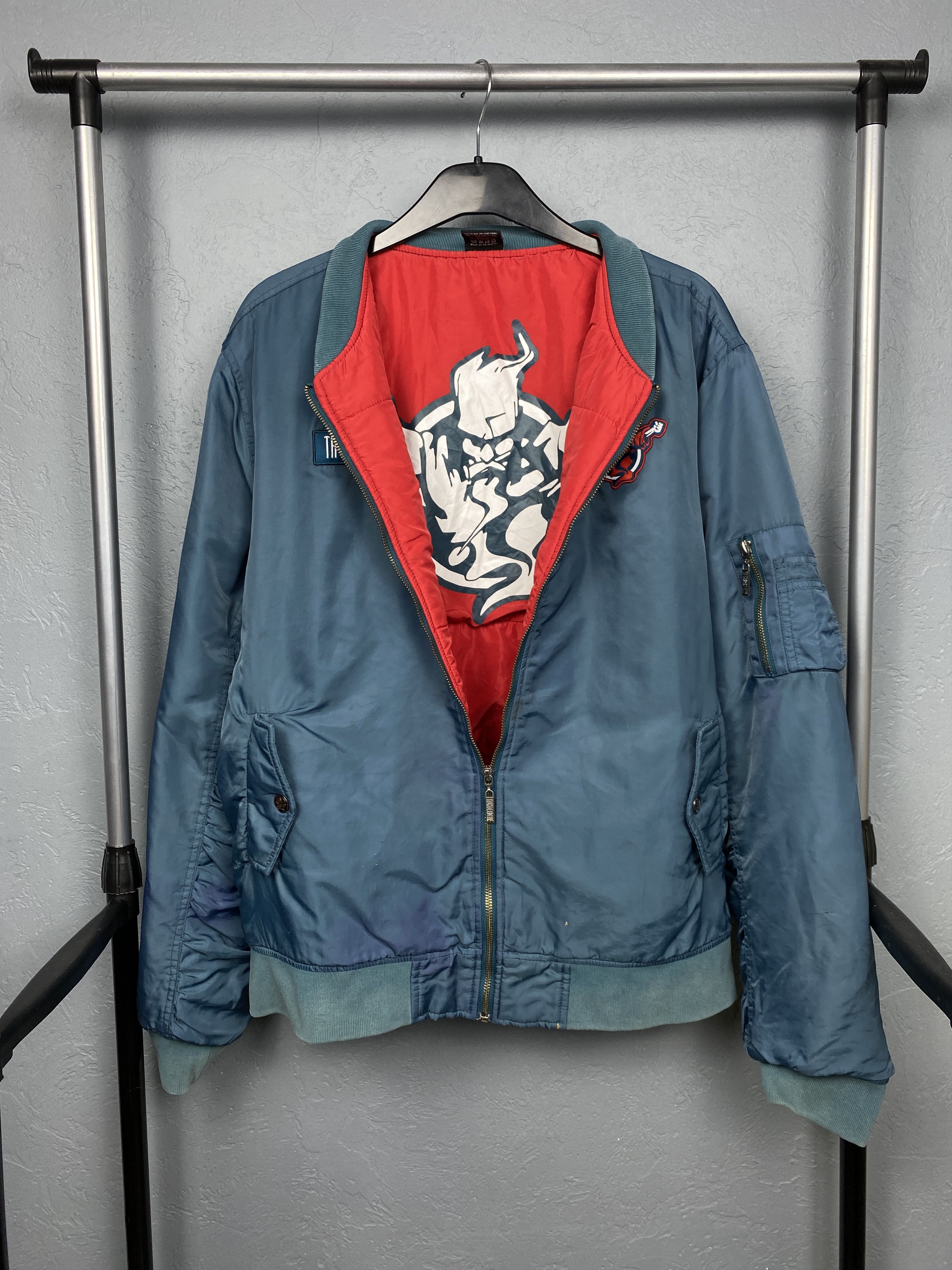 Thunderdome Thunderdome Vintage Bomber Jacket Gabber Hardcore Rave Size US XL / EU 56 / 4 - 4 Thumbnail
