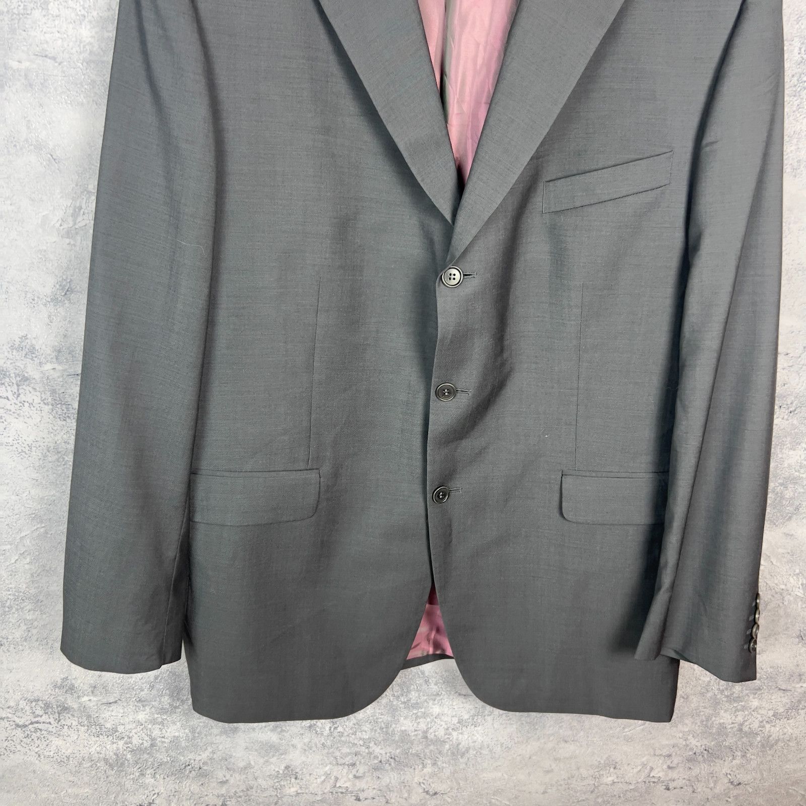 Balmain Balmain Blazer Men's Size 60 Gray Long Sleeve` Size 54L - 3 Thumbnail