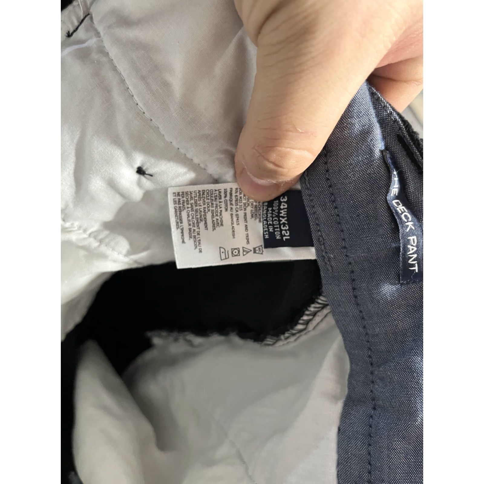 Nautica Nautica Men's Black Corduroy Pants Classic Fit 34x32 Excellent Used Condition Size US 34 / EU 50 - 5 Thumbnail