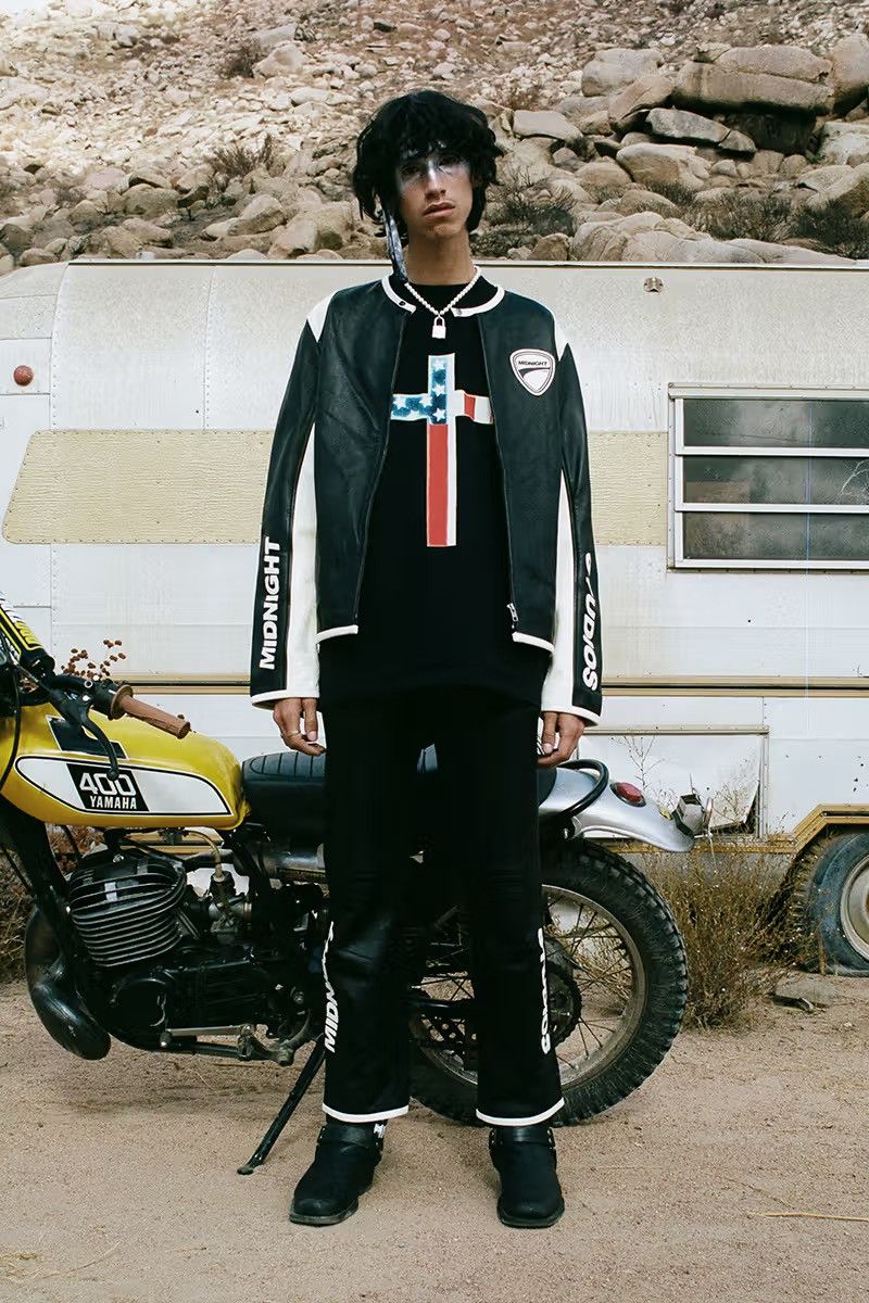 Midnight Studios Midnight Studios ‘Suicide Moto’ Calf Leather Biker Jacket Size US S / EU 44-46 / 1 - 10 Thumbnail