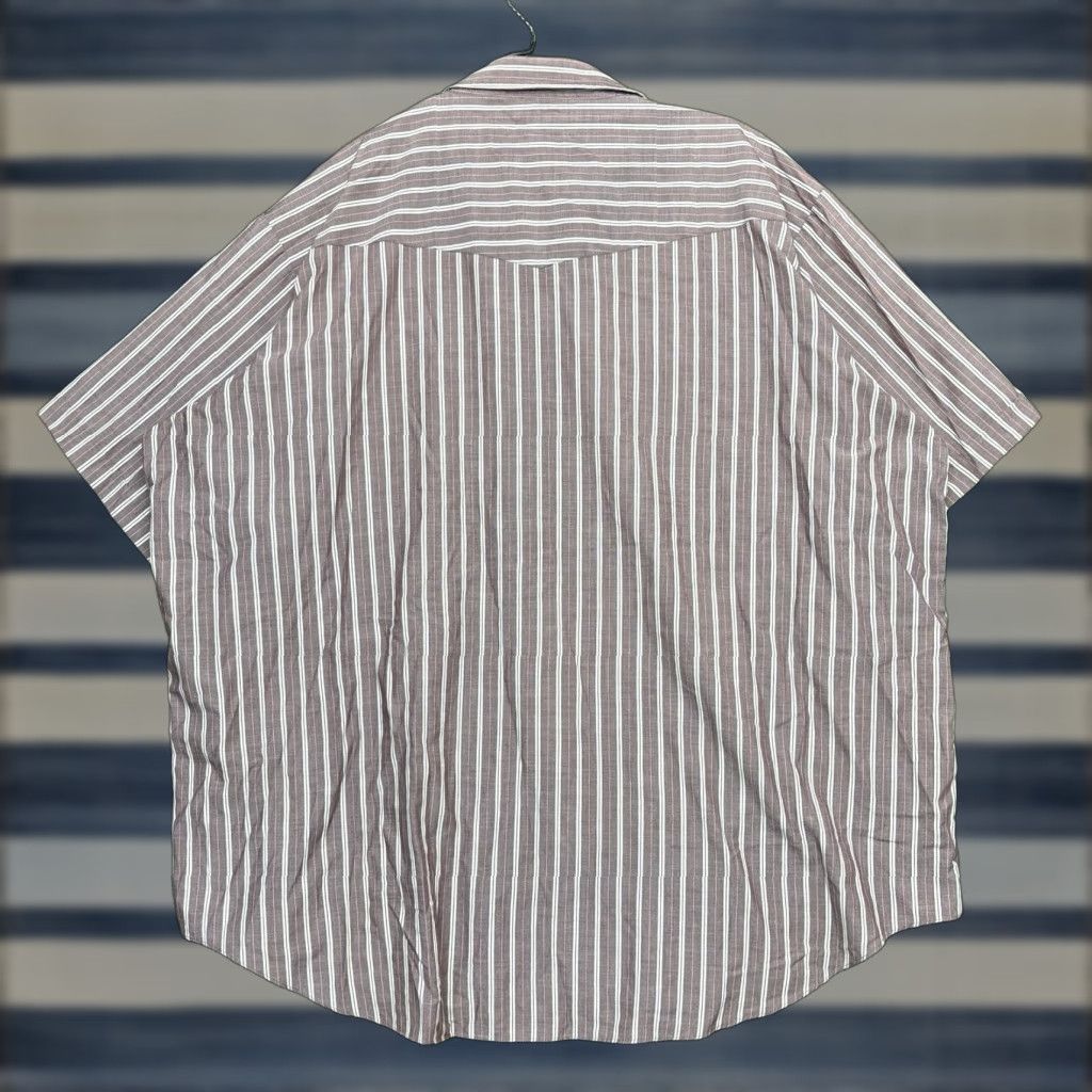 Vintage VINTAGE Ely Cattleman Pearl Snap Shirt Mens 4XB 4X Big Western Plaid Short Sleeve Work Shirt Size US XXL / EU 58 / 5 - 1 Thumbnail