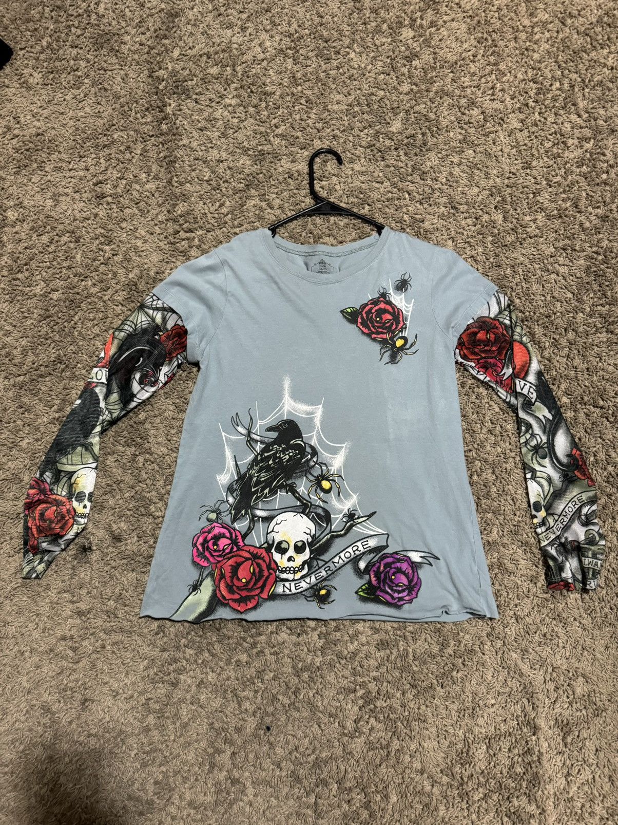 Vintage y2k tattoo sleeved shirt Size US L / EU 52-54 / 3 - 1 Preview