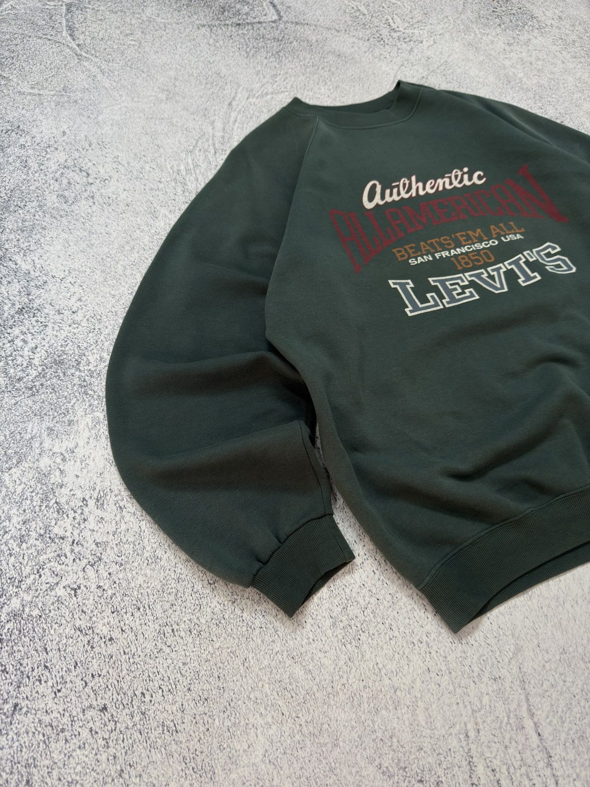 Levi's LEVI'S VINTAGE MADE IN USA SWEATSHIRT BIG LOGO 90s Size US L / EU 52-54 / 3 - 2 Thumbnail