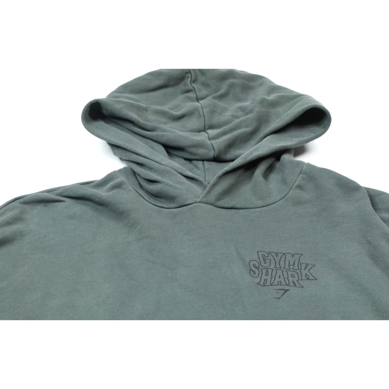 Gymshark Gymshark Hoodie Mens M Slate Teal Long Sleeve Pullover Logo Gymshark Stacked Oversized Fleece Cotton Size US M / EU 48-50 / 2 - 3 Thumbnail