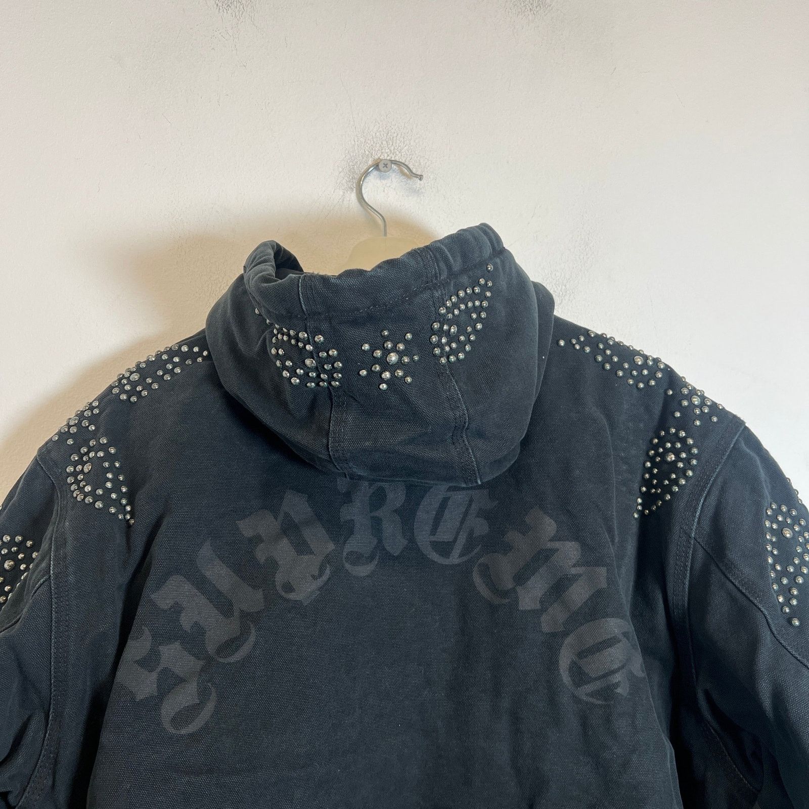 Supreme Supreme FW23 Black Paisley Studded Canvas Work Jacket Size L Size US L / EU 52-54 / 3 - 4 Thumbnail