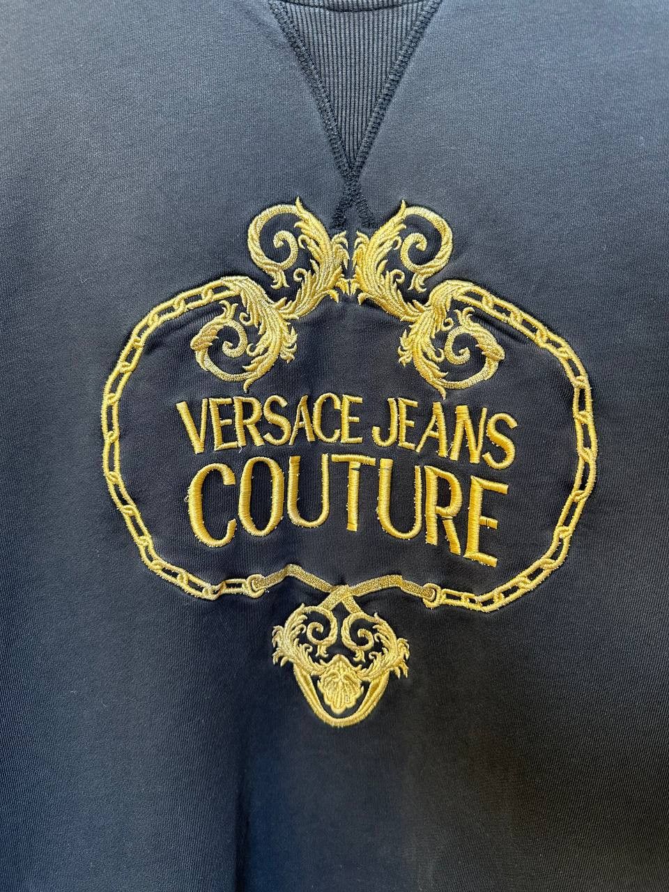 Versace Jeans Couture Versace Jeans Couture Felpa Distressed Sweatshirt Embossed Size US M / EU 48-50 / 2 - 19 Thumbnail