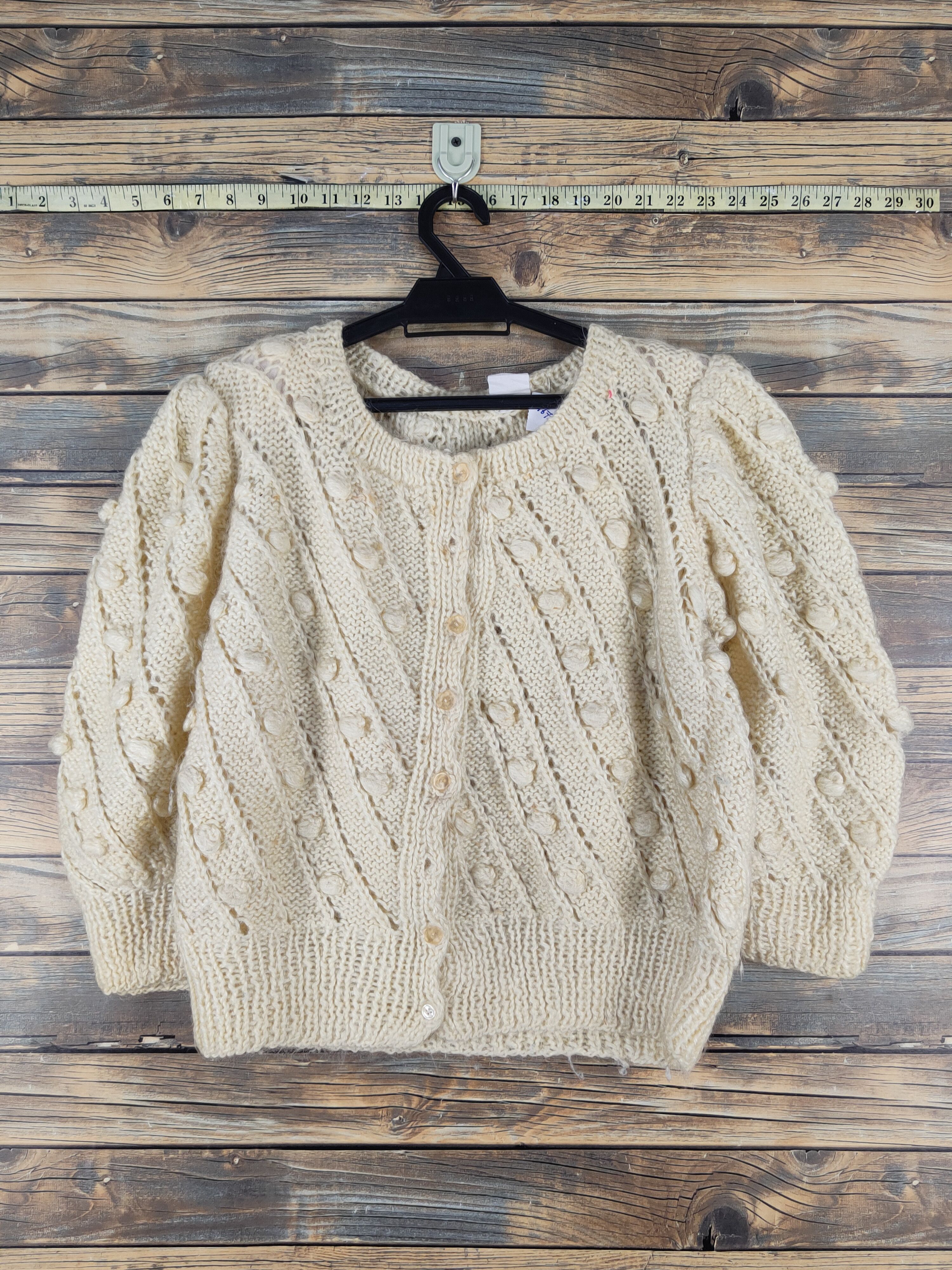 Japanese Brand Japan vintage Yellow Knitwear Cardigan #W1676 Size XS / US 0-2 / IT 36-38 - 1 Thumbnail