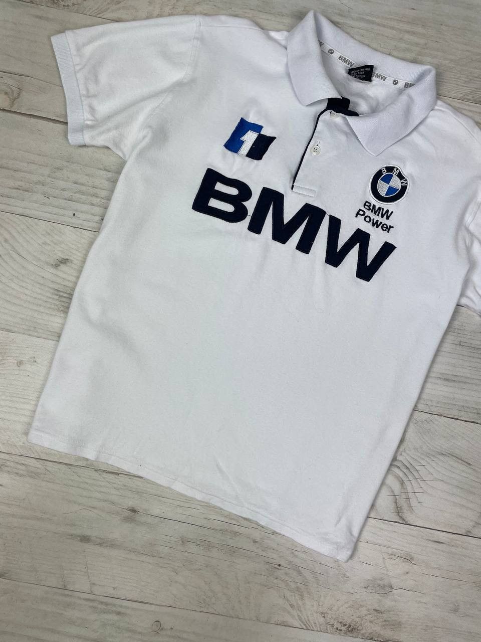 BMW Vintage BMW Polo Shirt 90s Racing Big Logo Size US S / EU 44-46 / 1 - 3 Thumbnail